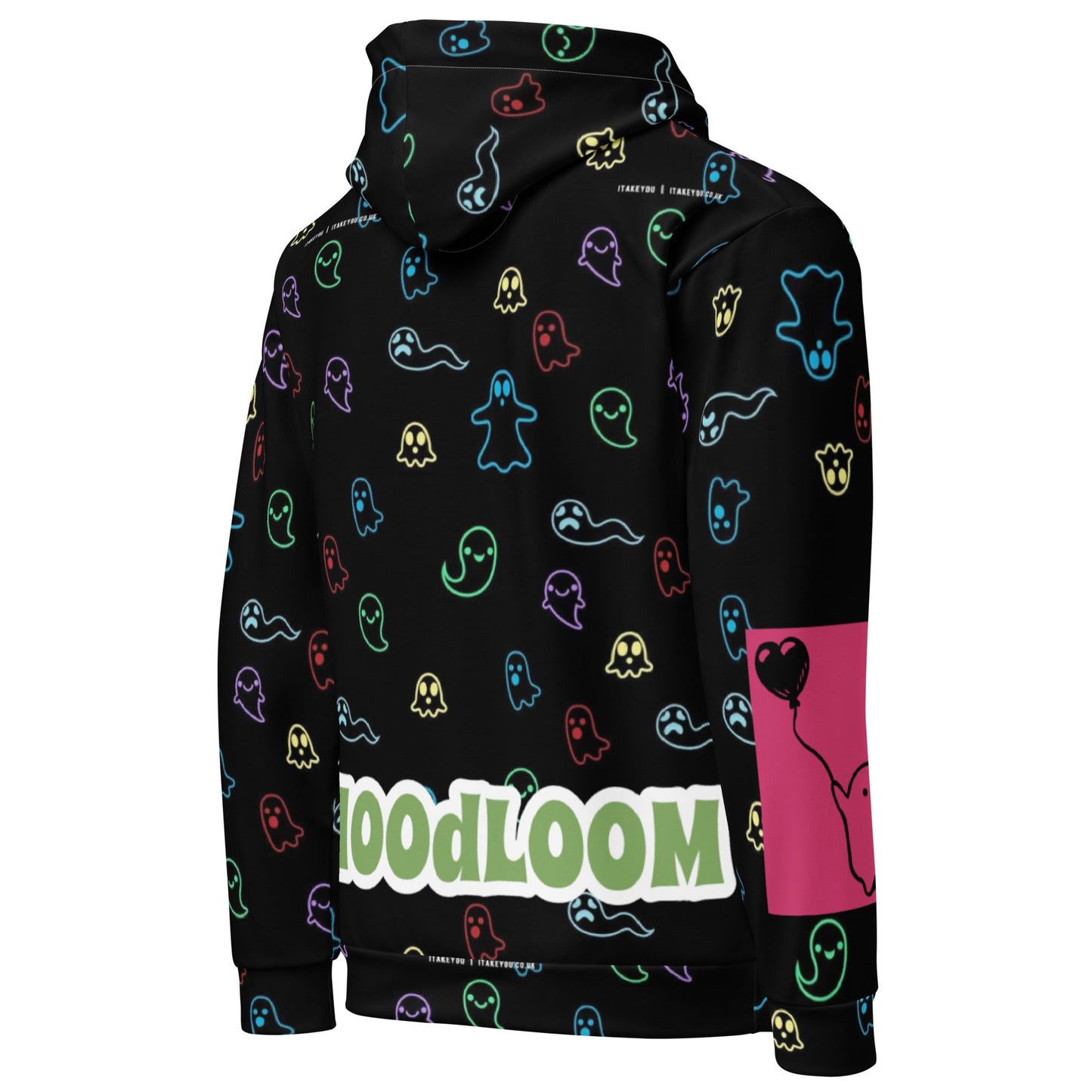Ghost with color Unisex cotton hoodie - Hoodloom CityWear