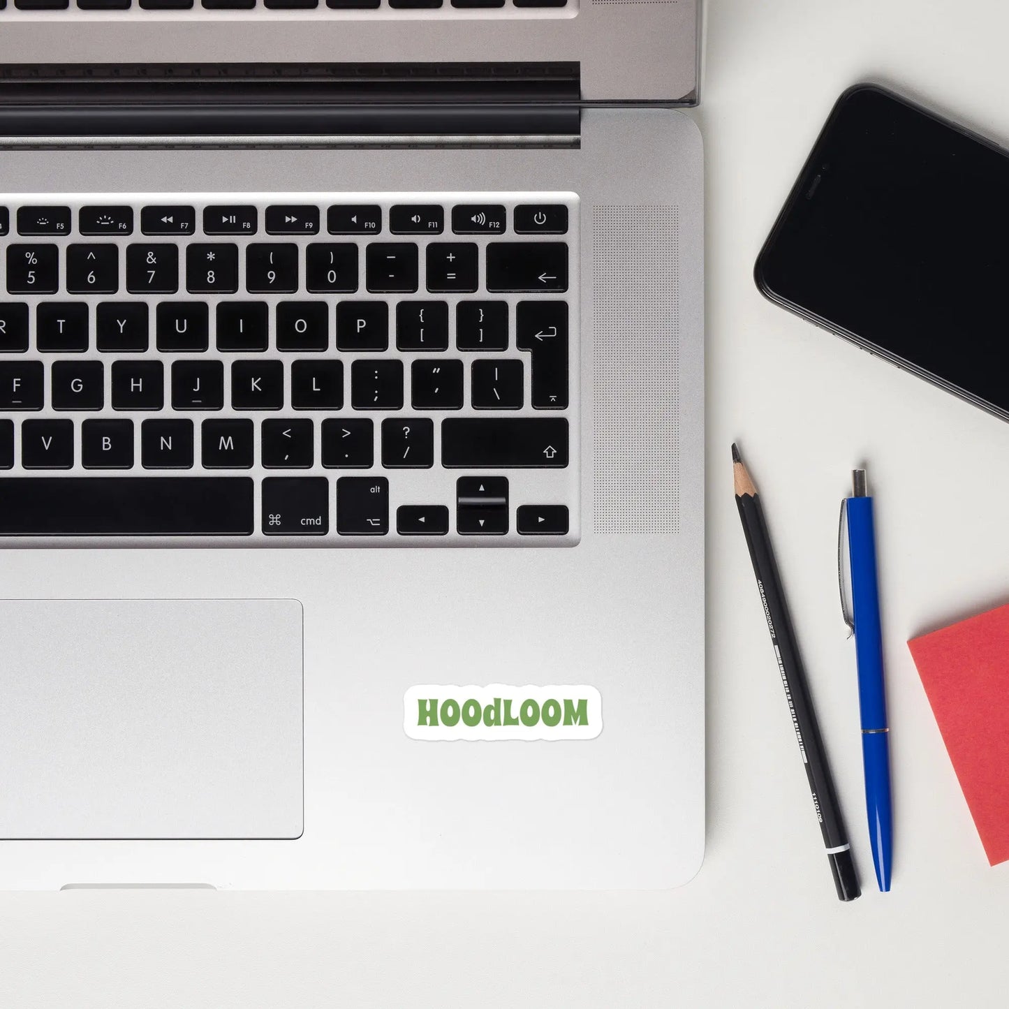Green logo Bubble - free stickers - Hoodloom CityWear