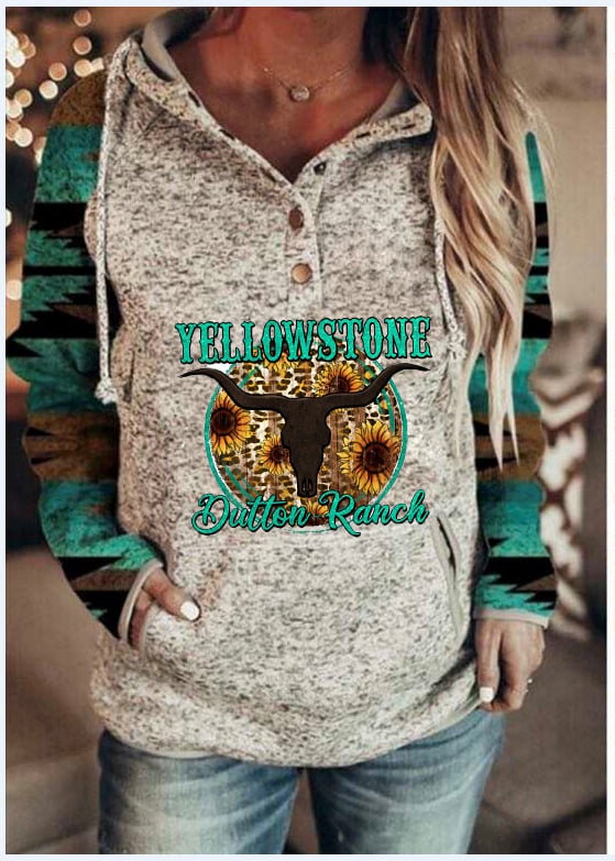 Loose Long-Sleeved Hooded Sweater for Women