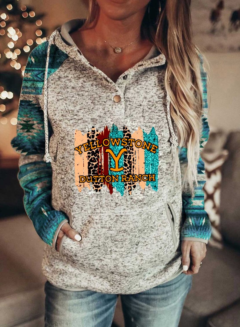 Loose Long-Sleeved Hooded Sweater for Women