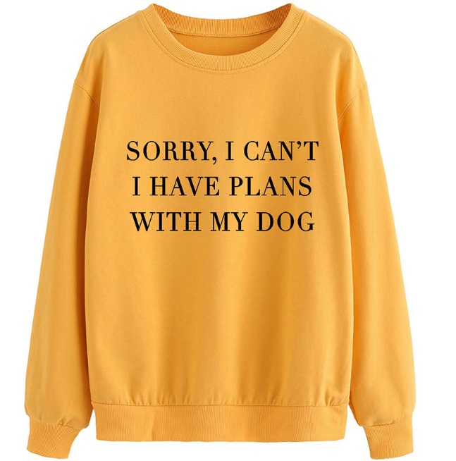 Letter Print Sweatshirt for Ebay, Amazon, WISH