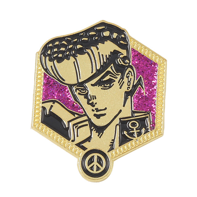 JoJo's Bizarre Adventure Character Cartoon Brooch