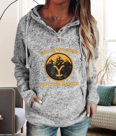 Loose Long-Sleeved Hooded Sweater for Women