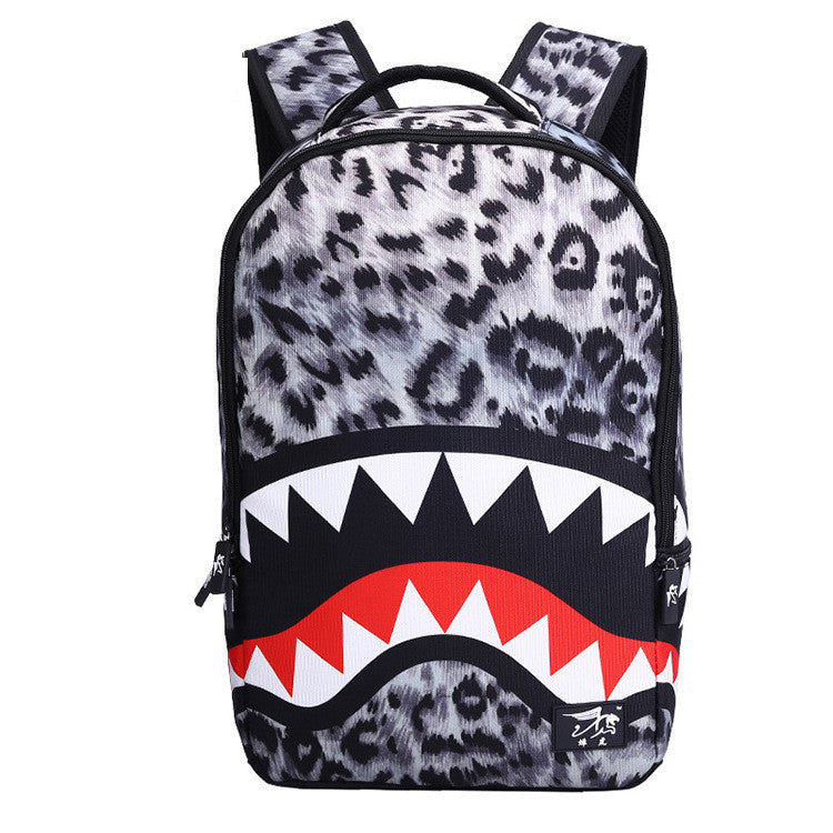 Trendy Shark Backpack for Middle School Students