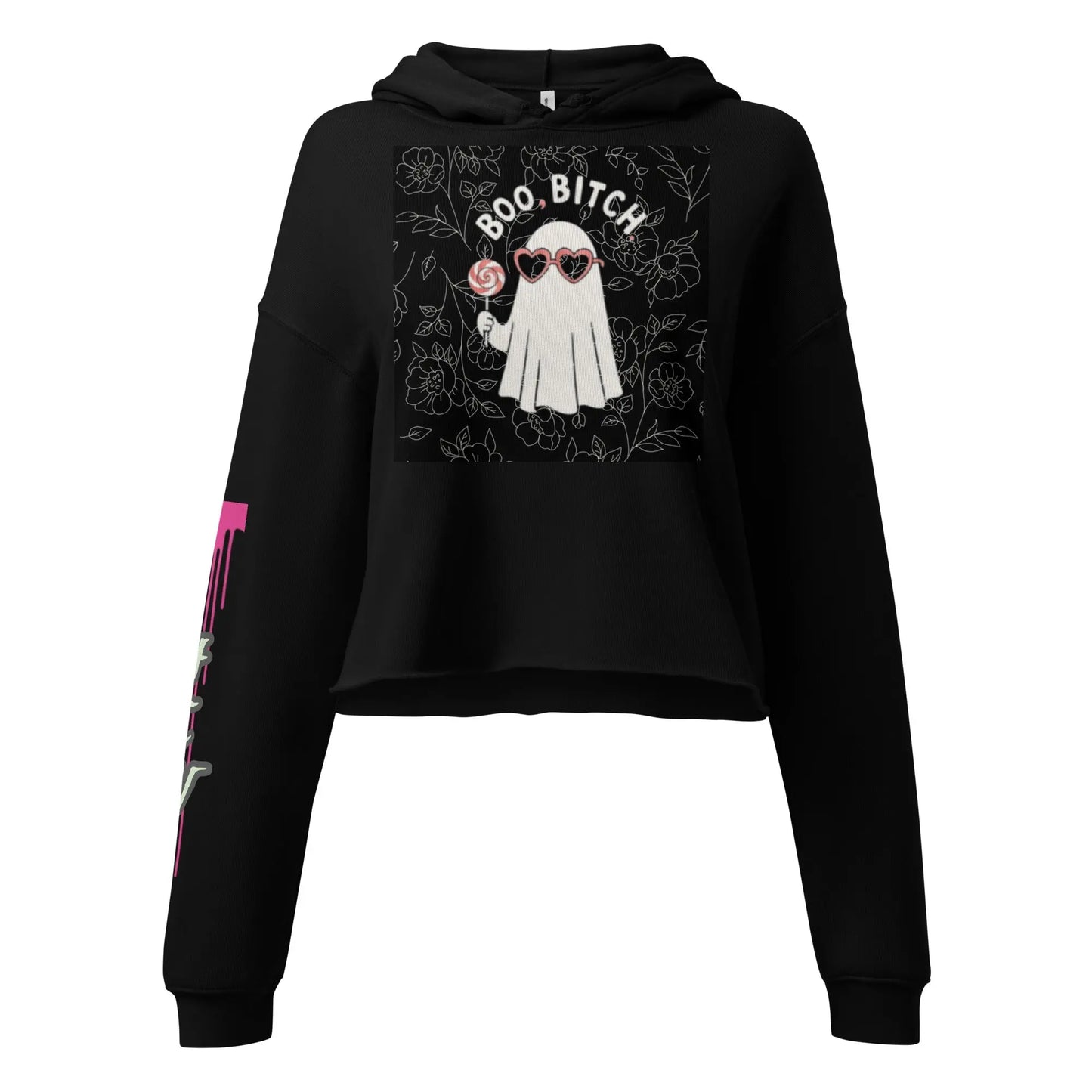 Boo Bitch Crop Hoodie - Hoodloom CityWear