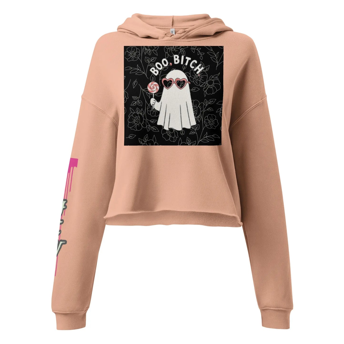 Boo Bitch Crop Hoodie - Hoodloom CityWear
