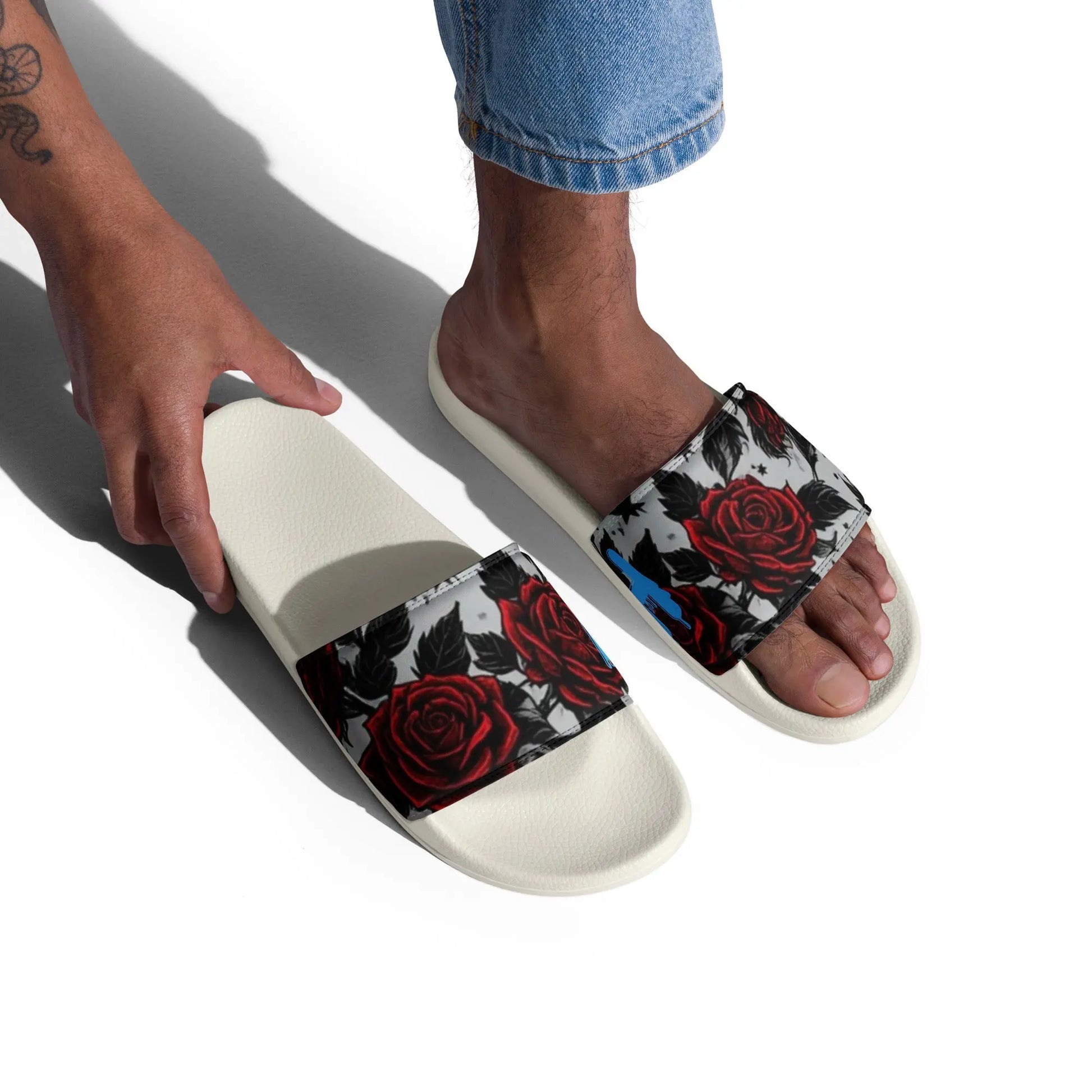 Bro - Mance Men’s slides - Hoodloom CityWear