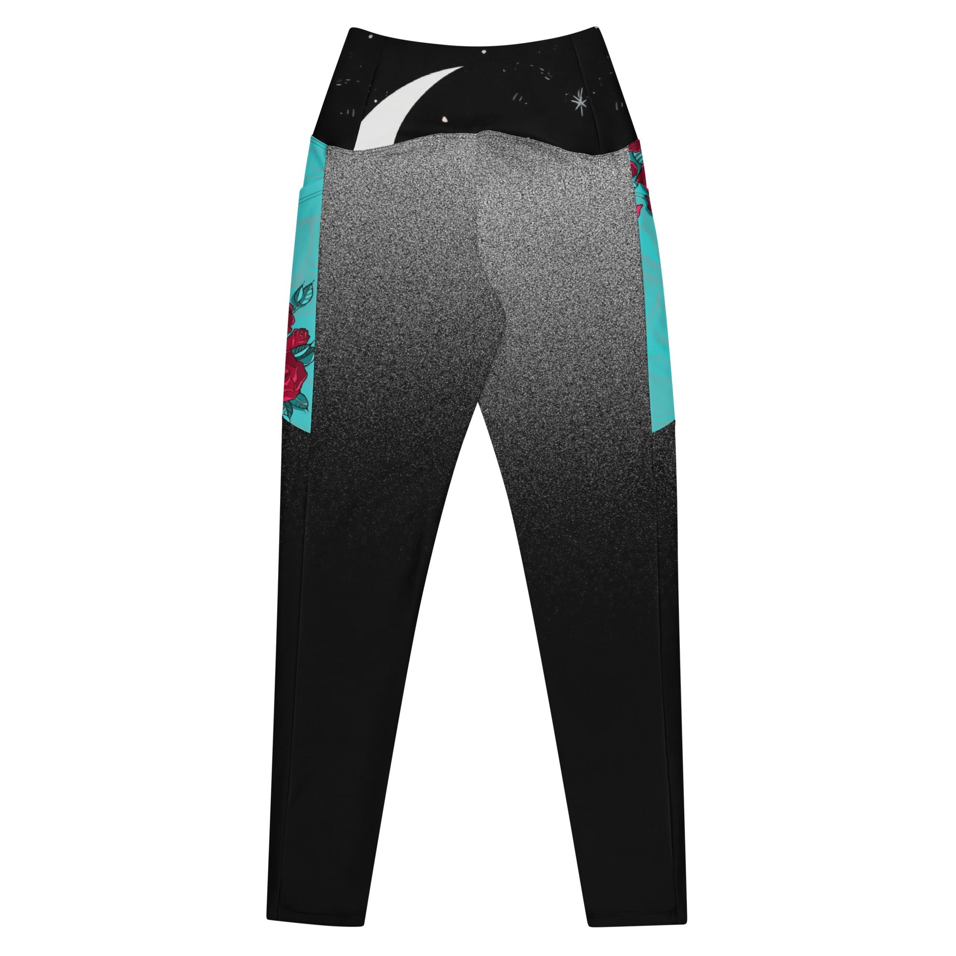 Bubble gum ghost Leggings with pockets - Hoodloom CityWear