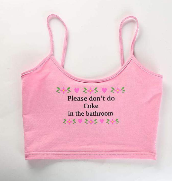 Printed Sleeveless Crop Top for Women