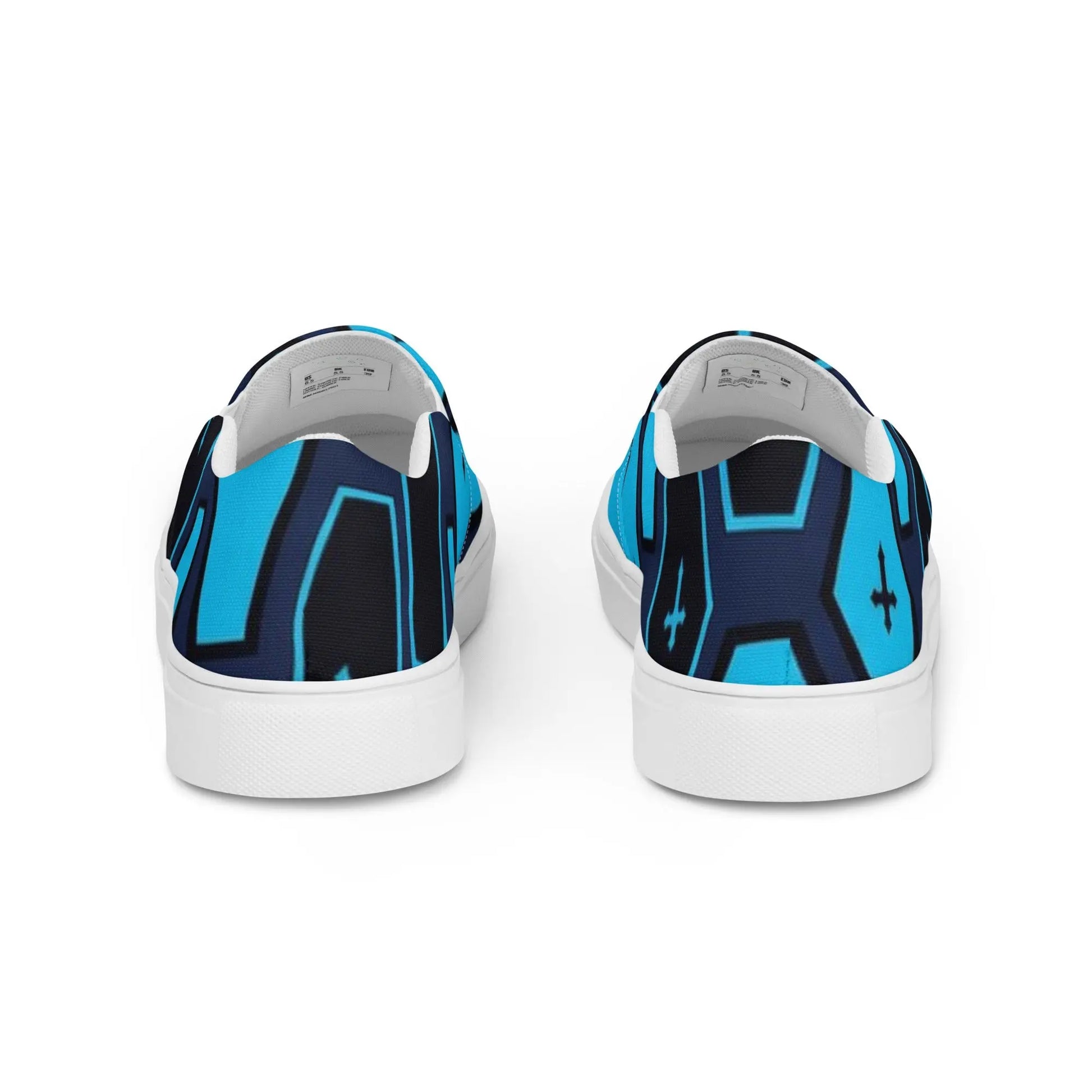 Coffins and Colors Men’s slip - on canvas shoes - Hoodloom CityWear