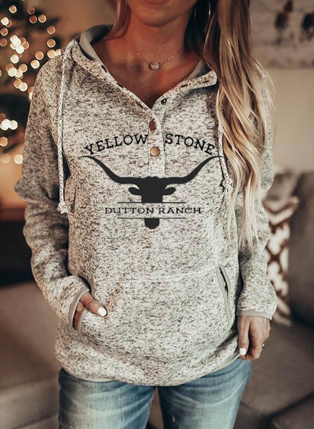 Loose Long-Sleeved Hooded Sweater for Women