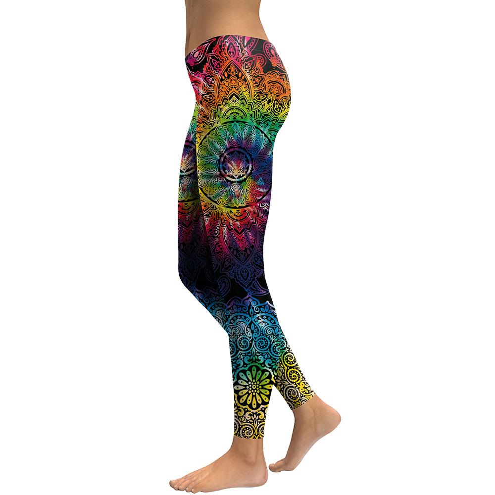 2018 Fashionable Slim Fit Digital Print Leggings