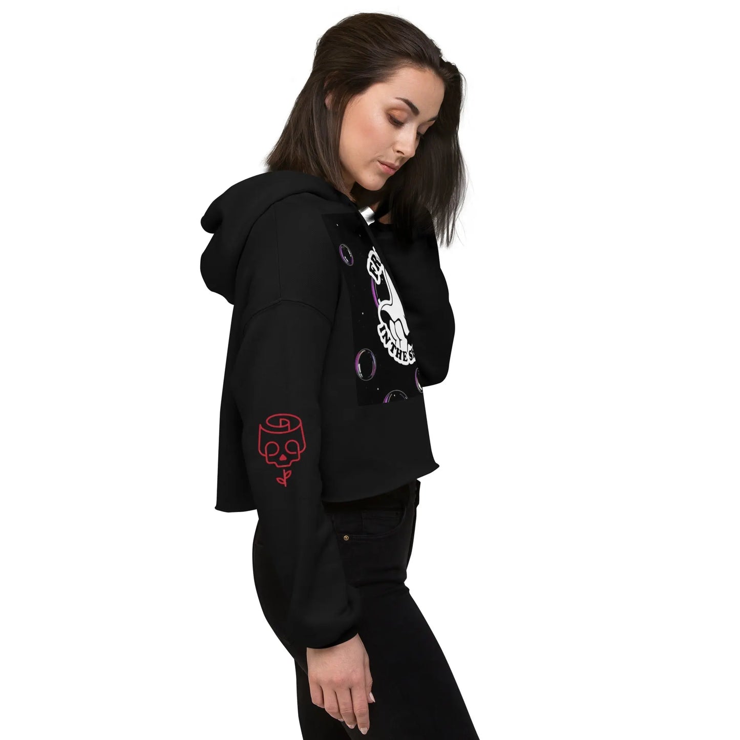 Freak in the Sheets Crop Hoodie - Hoodloom CityWear