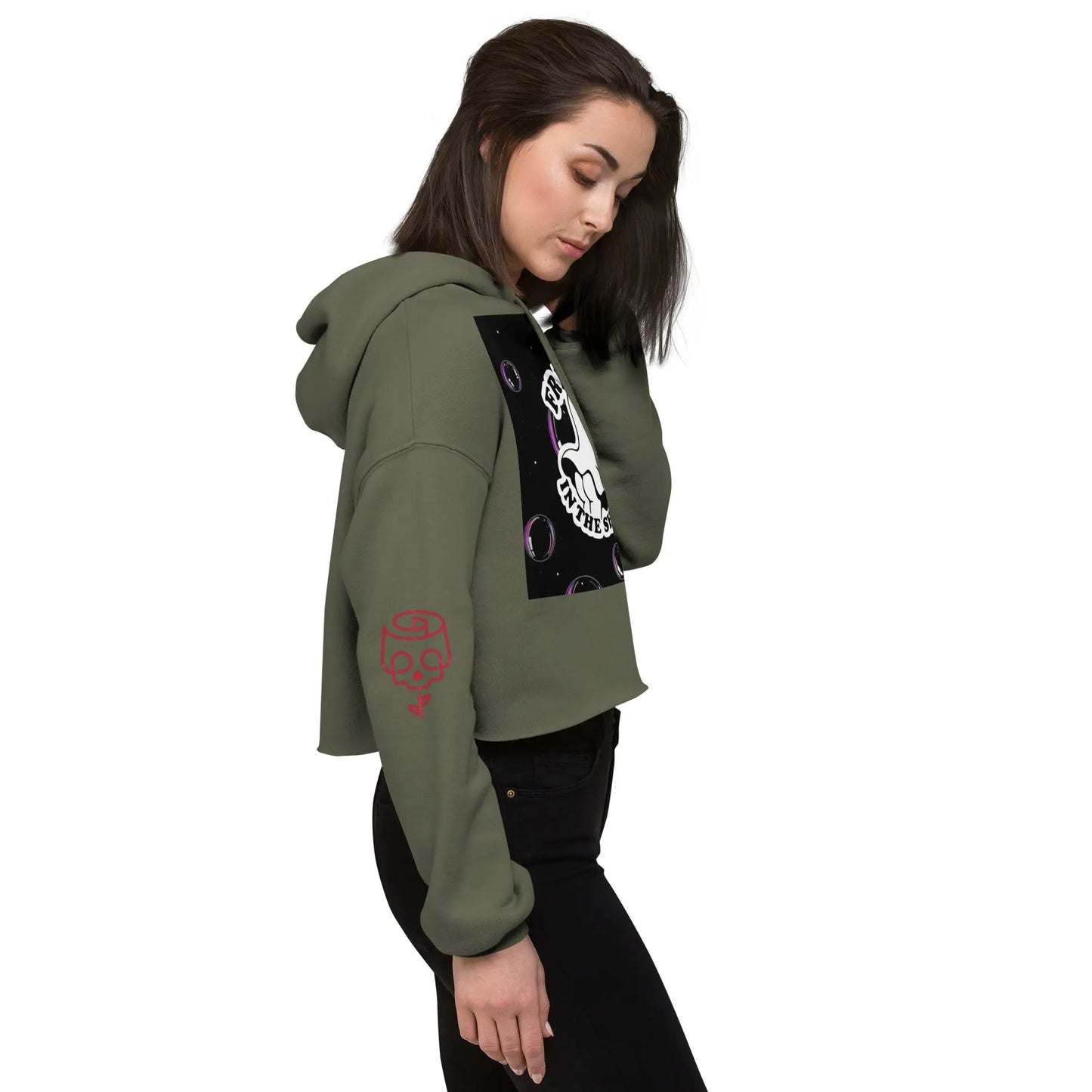 Freak in the Sheets Crop Hoodie - Hoodloom CityWear