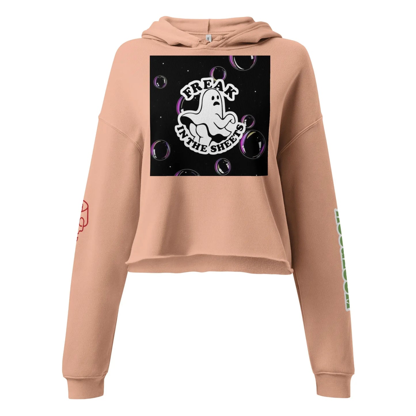 Freak in the Sheets Crop Hoodie - Hoodloom CityWear