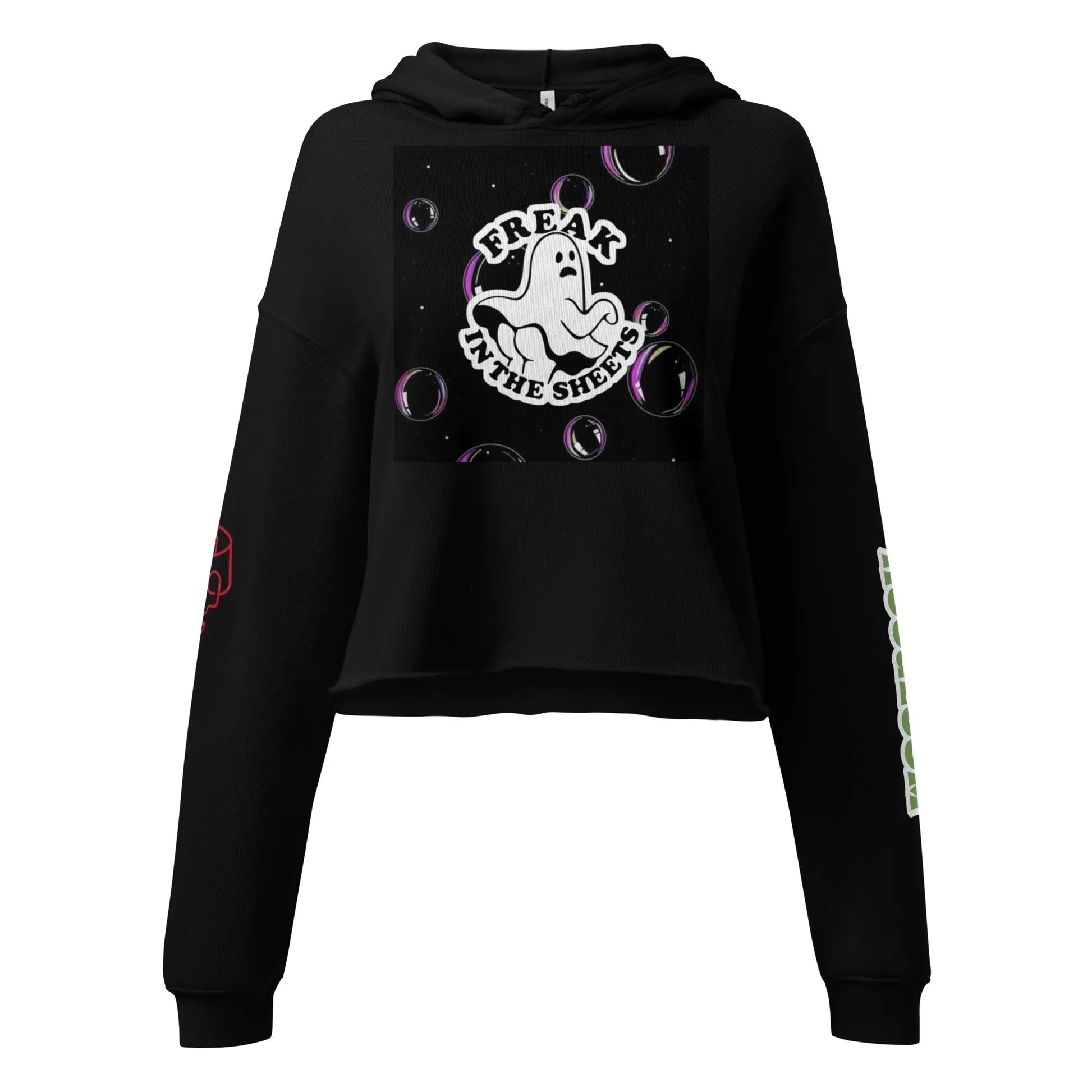 Freak in the Sheets Crop Hoodie - Hoodloom CityWear