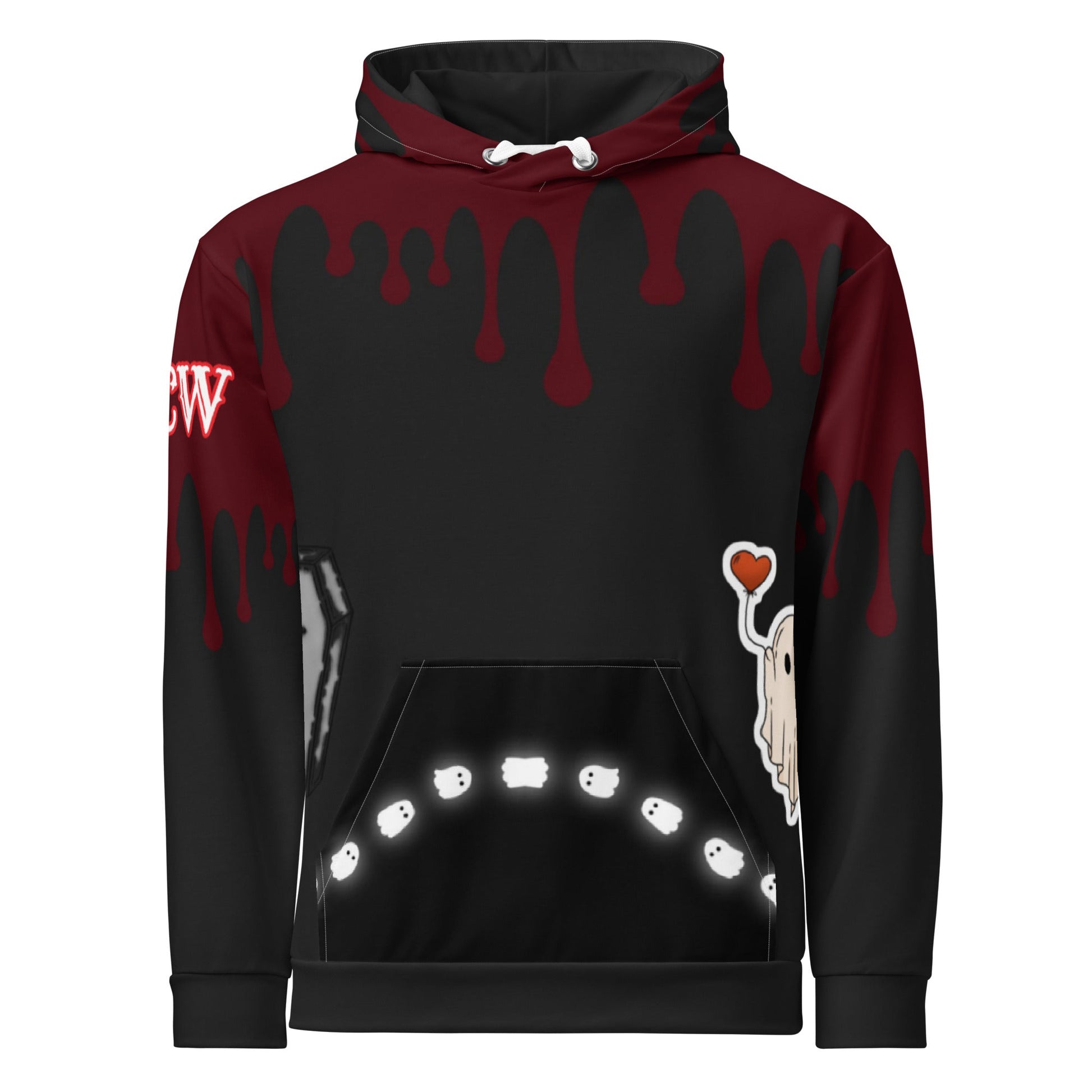 Ghost and blood Unisex cotton hoodie - Hoodloom CityWear