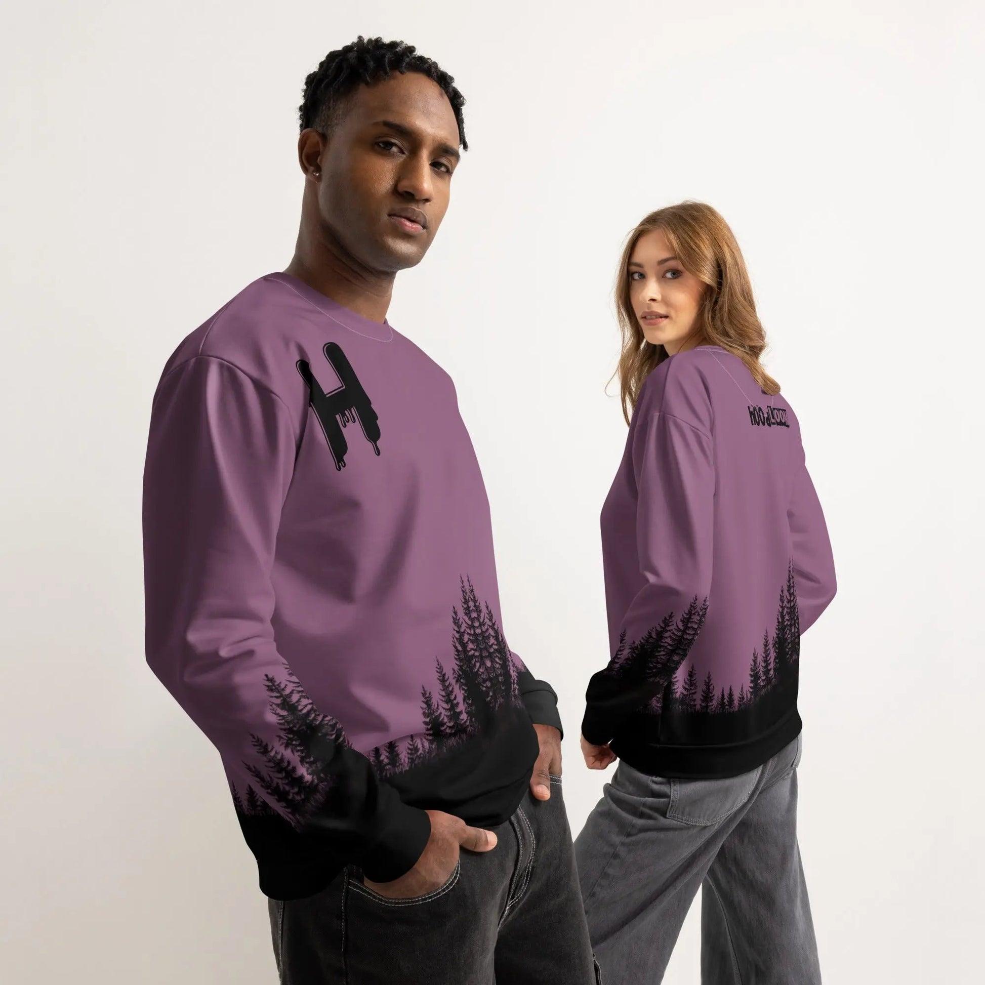 Ghost in the Woods Unisex cotton sweatshirt - Hoodloom CityWear