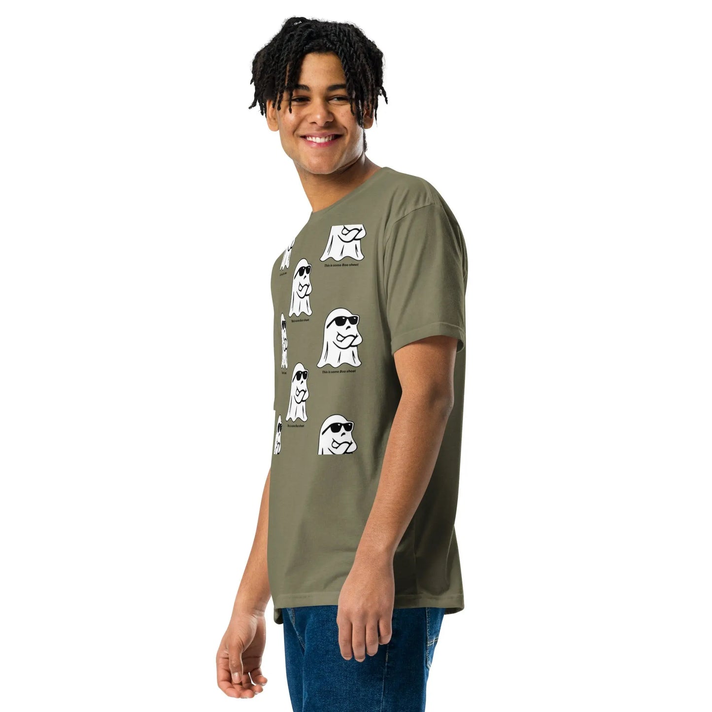 Ghost Malone Unisex Fitted T-Shirt - Next Level 6210 - Hoodloom CityWear