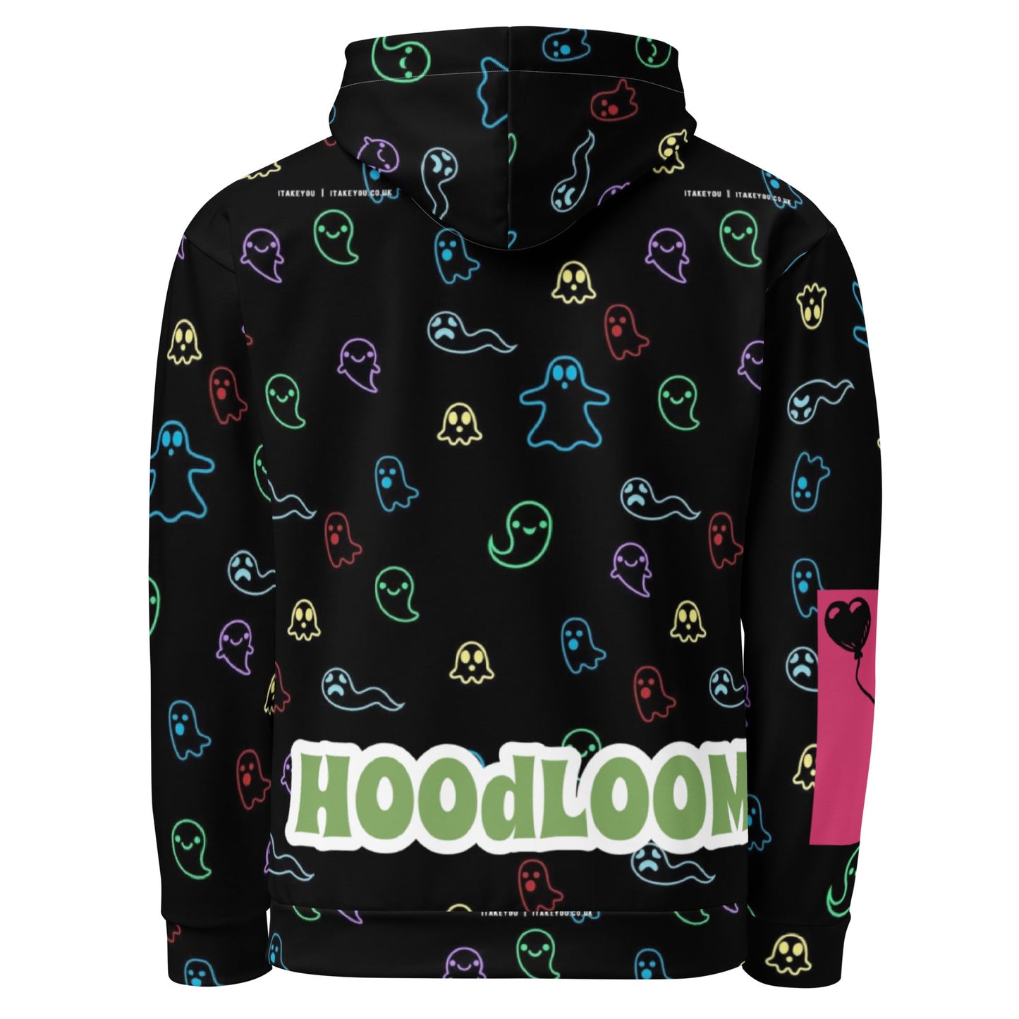 Ghost with color Unisex cotton hoodie - Hoodloom CityWear