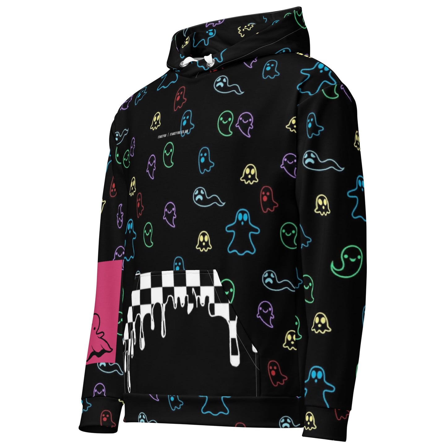Ghost with color Unisex cotton hoodie - Hoodloom CityWear