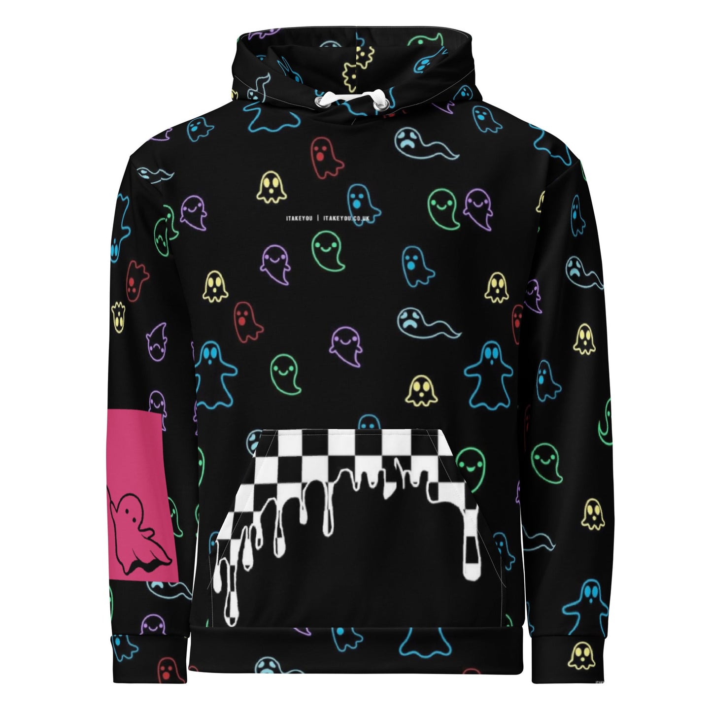 Ghost with color Unisex cotton hoodie - Hoodloom CityWear