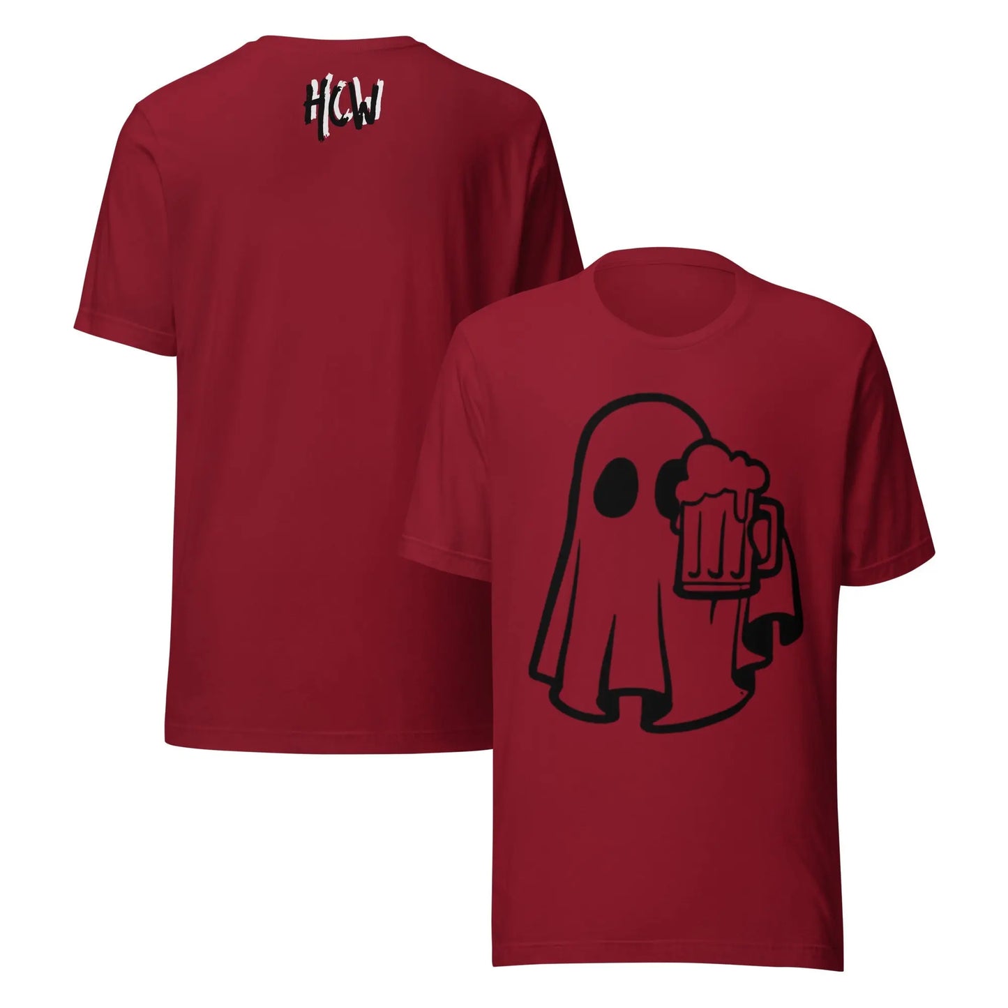Ghosts Drink BOO - ze Unisex t-shirt - Hoodloom CityWear