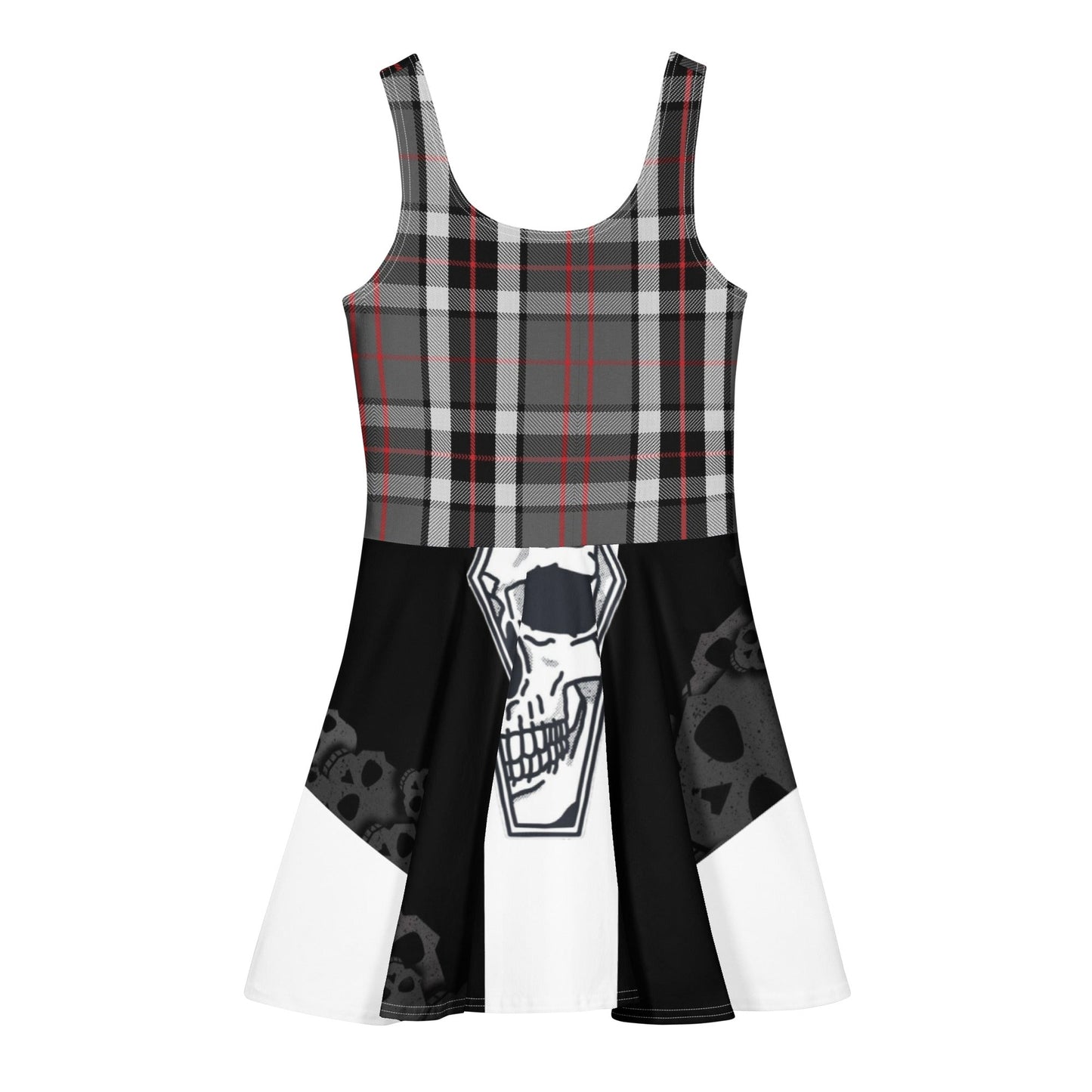 Ghosts funeral Cotton skater dress - Hoodloom CityWear
