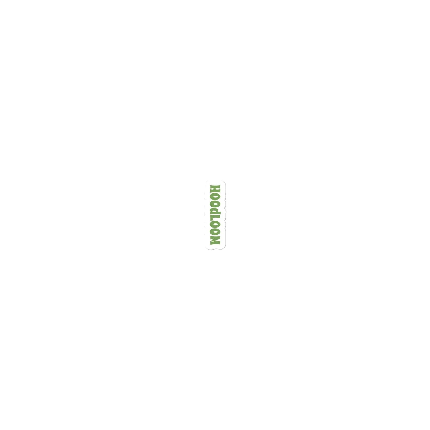 Green logo Bubble - free stickers - Hoodloom CityWear
