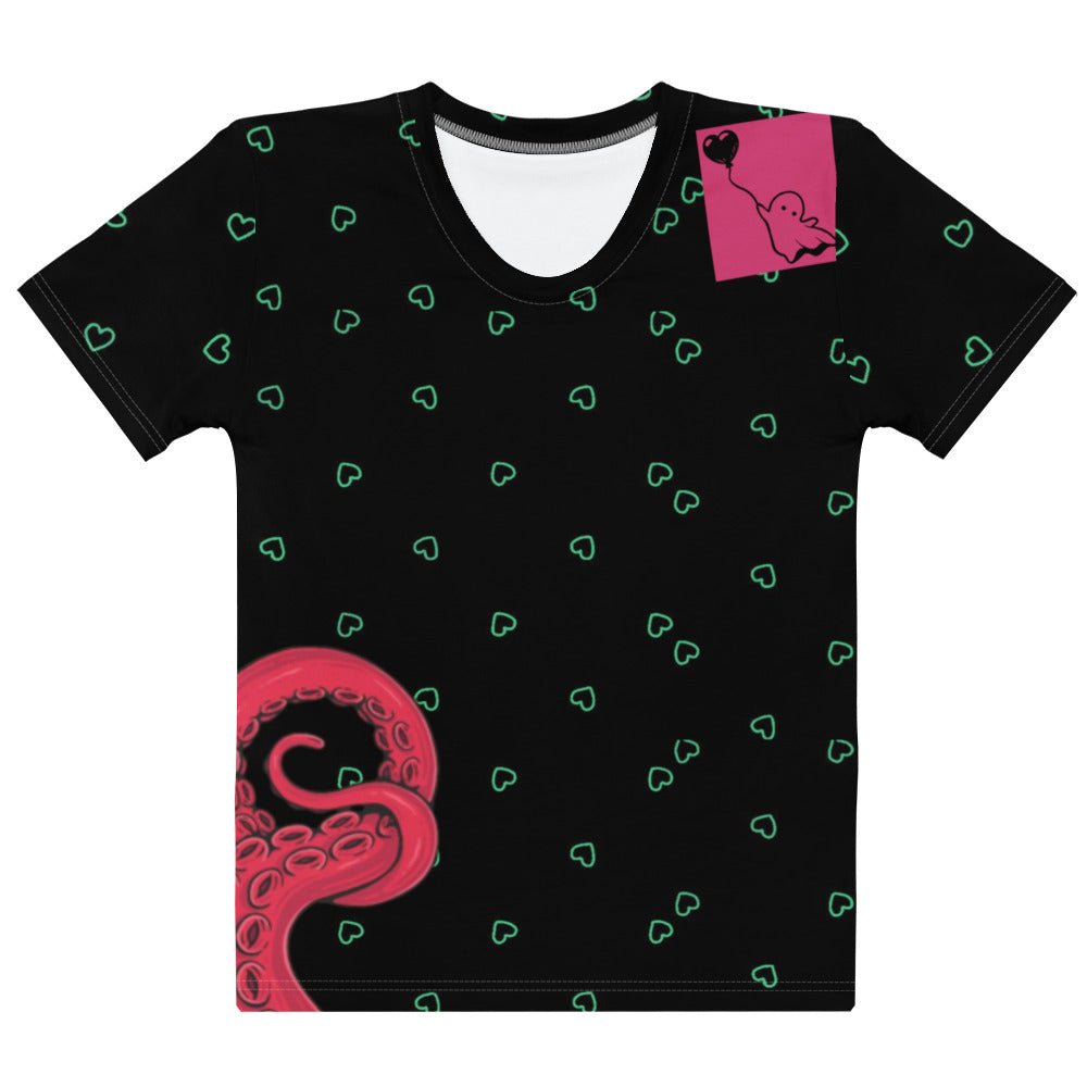 Hoodloom and hearts Women’s cotton crew neck t-shirt - Hoodloom CityWear