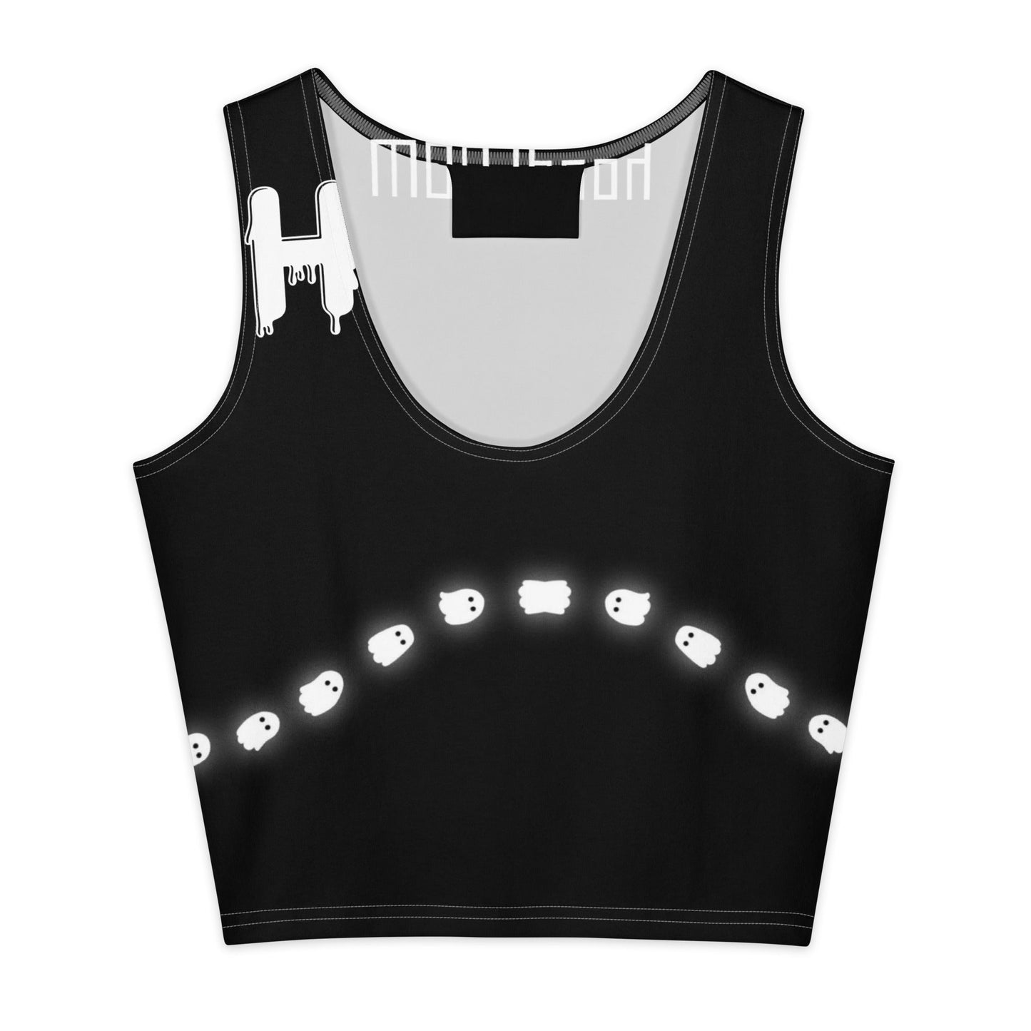 Imma ghost ghost ghost Cotton crop top - Hoodloom CityWear