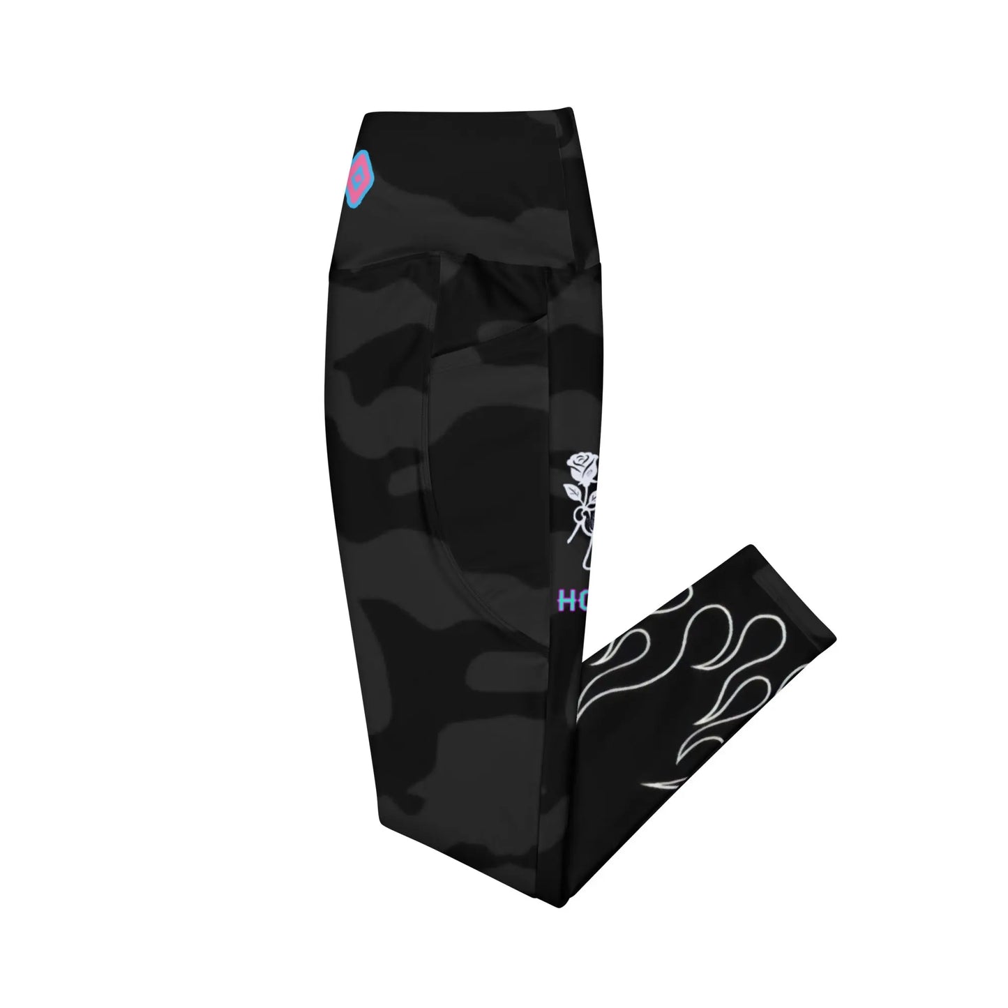 Matching camo Leggings with pockets - Hoodloom CityWear