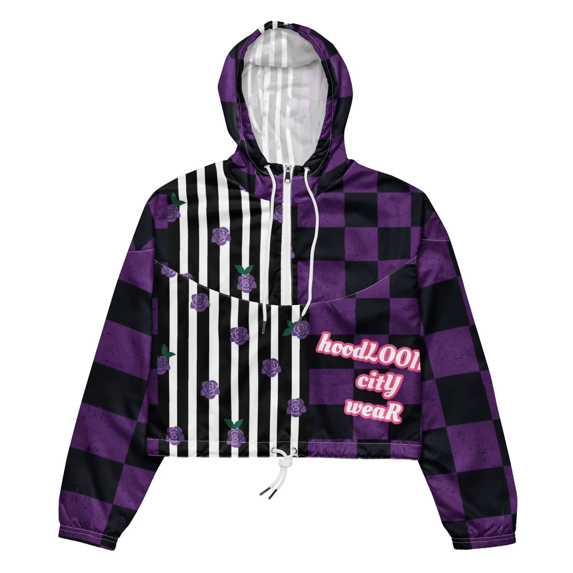 Penelope Puff Women’s cropped windbreaker - Hoodloom CityWear