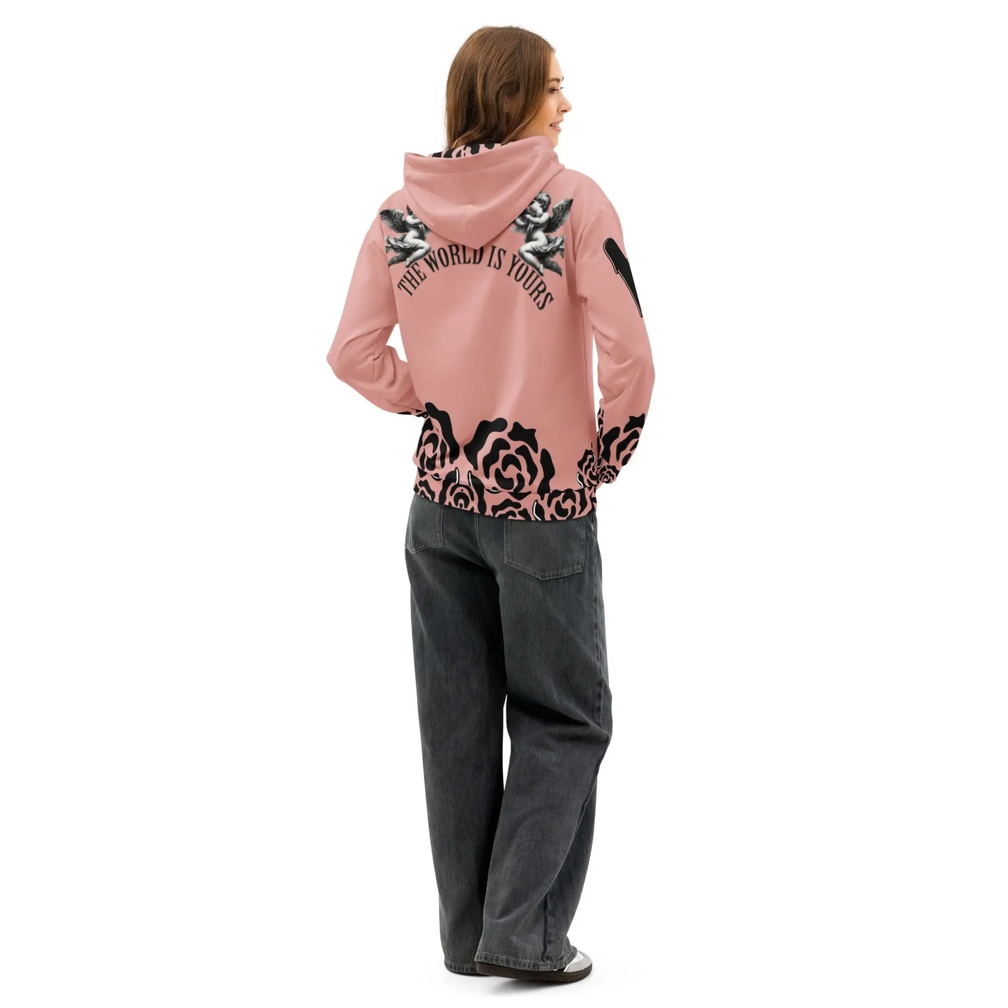 Playing in the roses Unisex cotton hoodie - Hoodloom CityWear