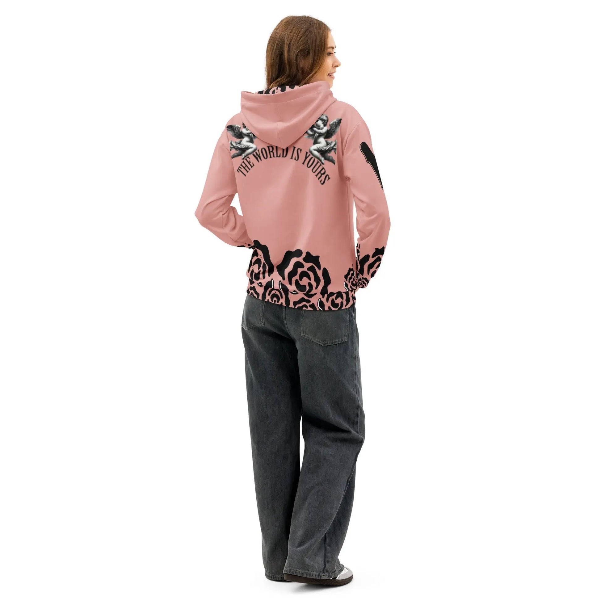 Playing in the roses Unisex cotton hoodie - Hoodloom CityWear
