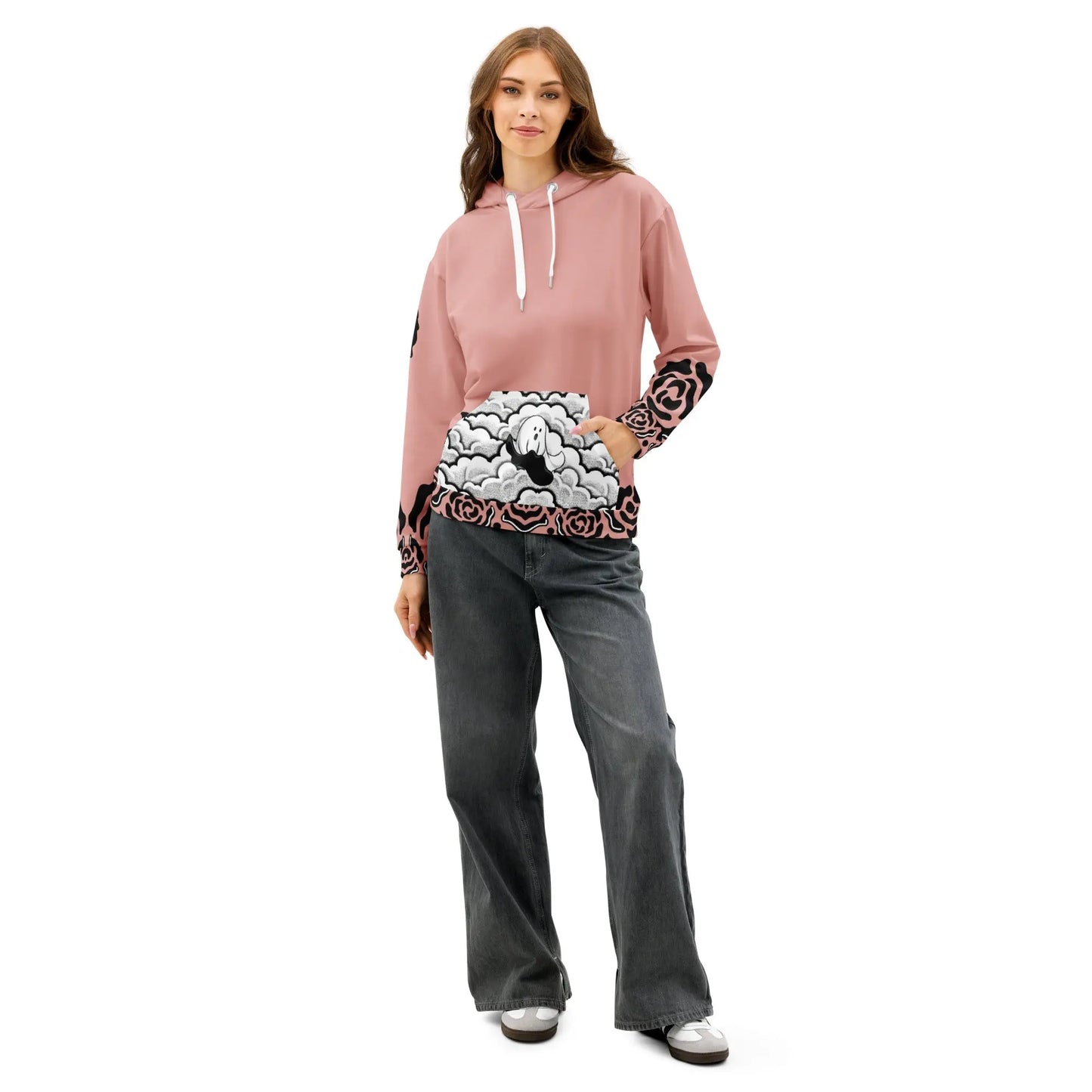 Playing in the roses Unisex cotton hoodie - Hoodloom CityWear