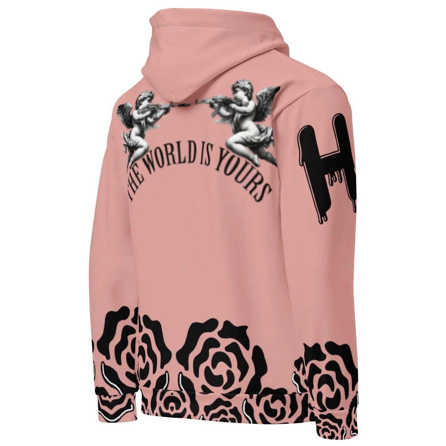 Playing in the roses Unisex cotton hoodie - Hoodloom CityWear