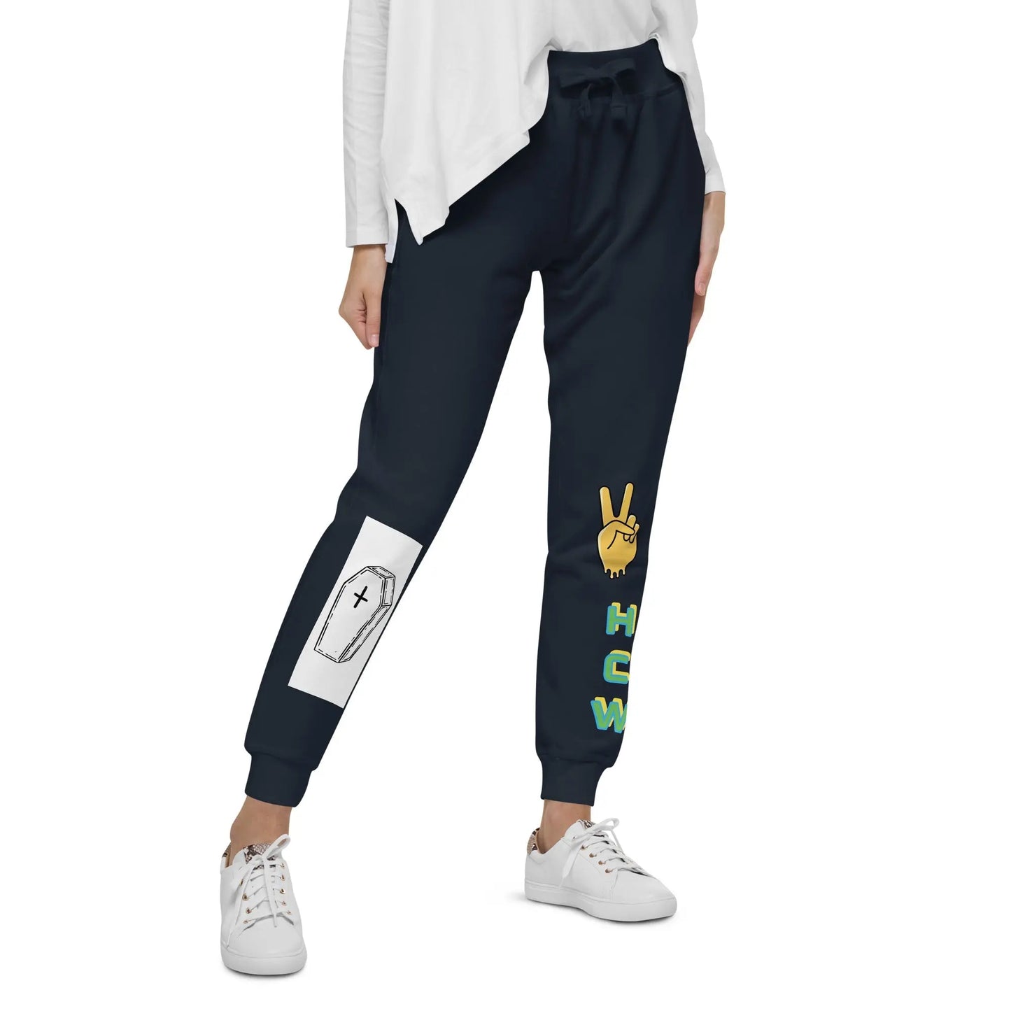 Rep your deuces Unisex fleece sweatpants - Hoodloom CityWear