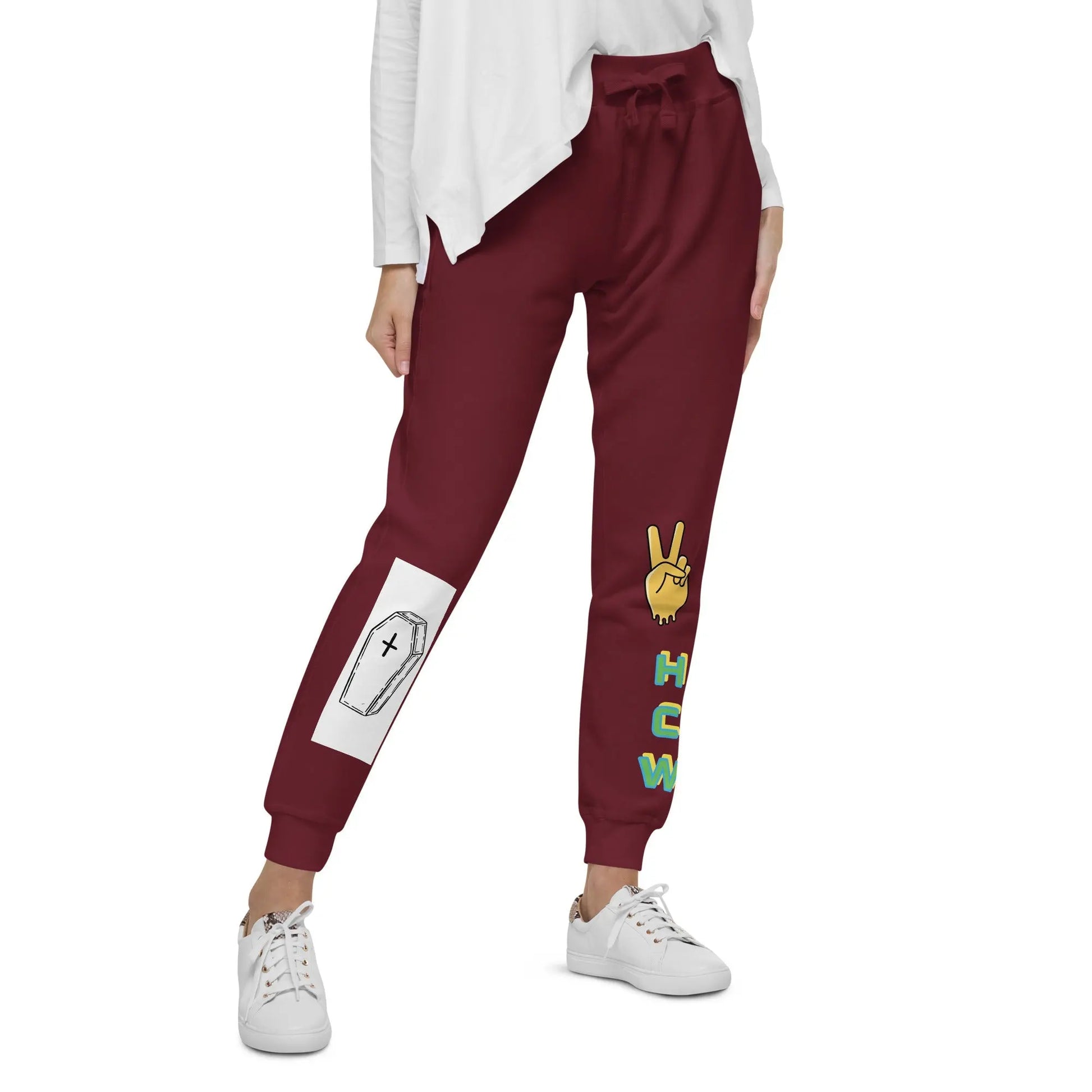 Rep your deuces Unisex fleece sweatpants - Hoodloom CityWear
