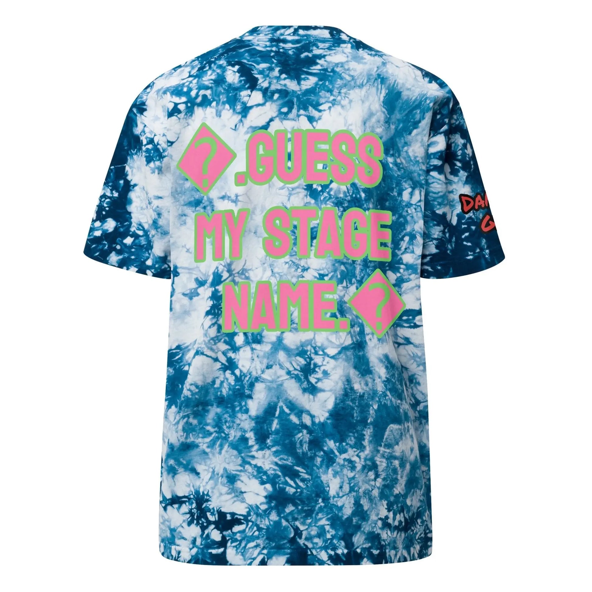 Tip your dancers Oversized tie - dye t-shirt - Hoodloom CityWear
