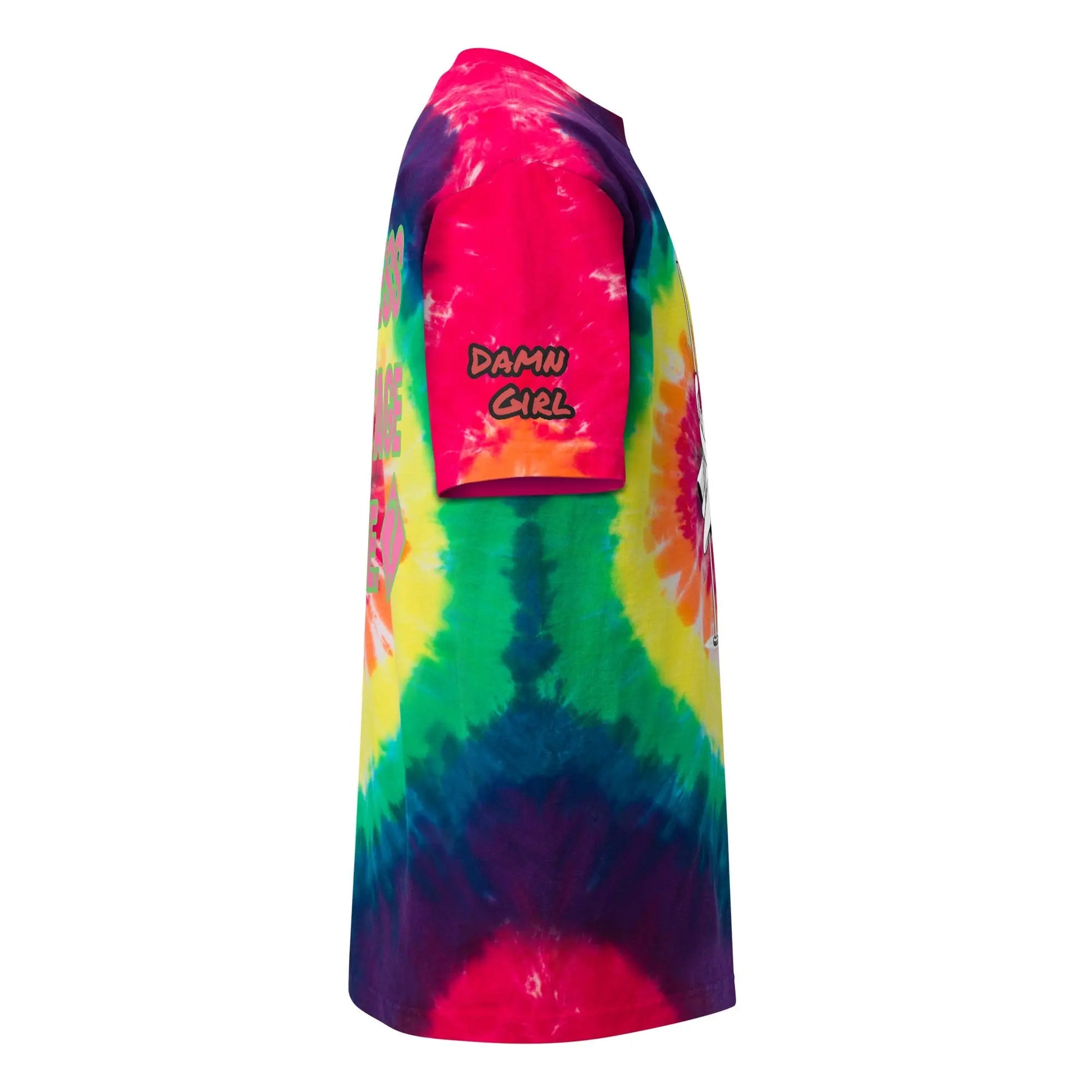 Tip your dancers Oversized tie - dye t-shirt - Hoodloom CityWear