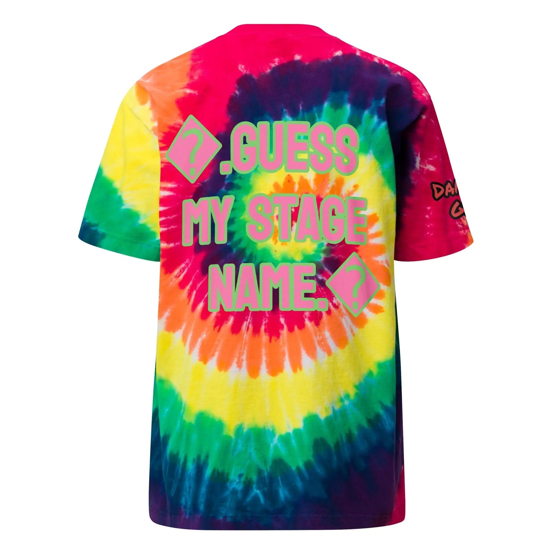 Tip your dancers Oversized tie - dye t-shirt - Hoodloom CityWear