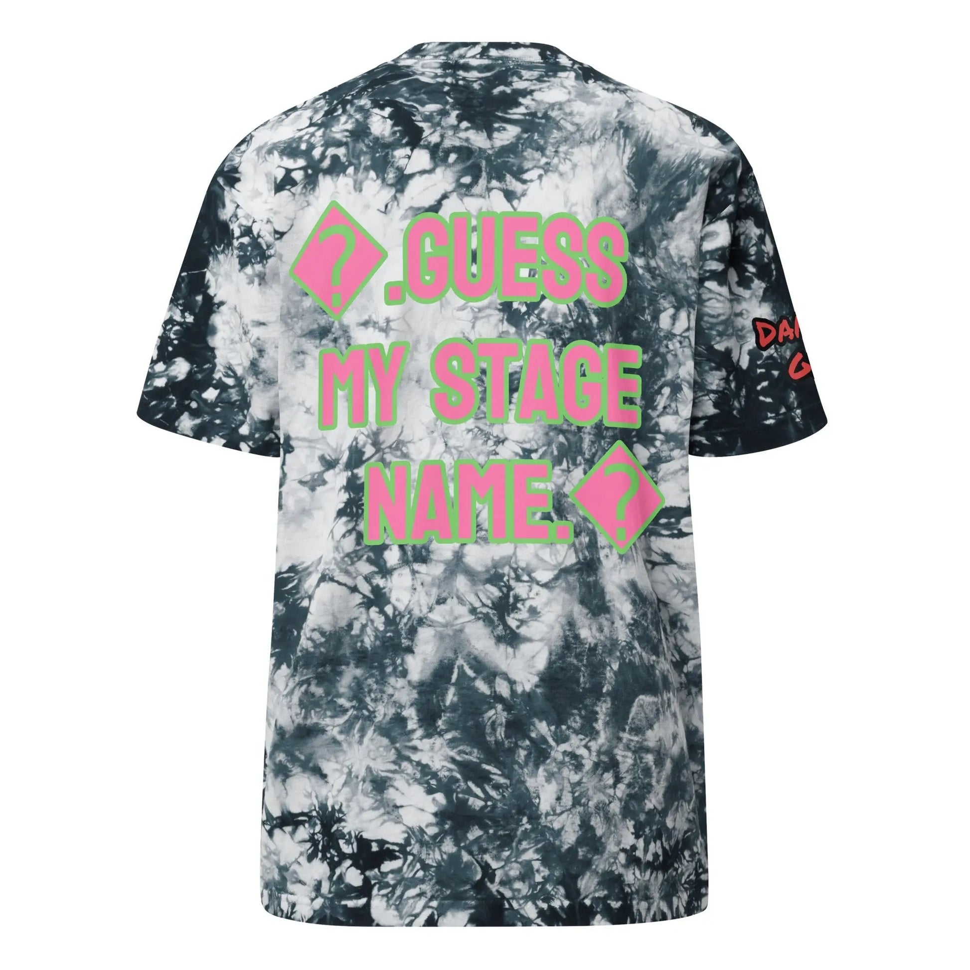 Tip your dancers Oversized tie - dye t-shirt - Hoodloom CityWear