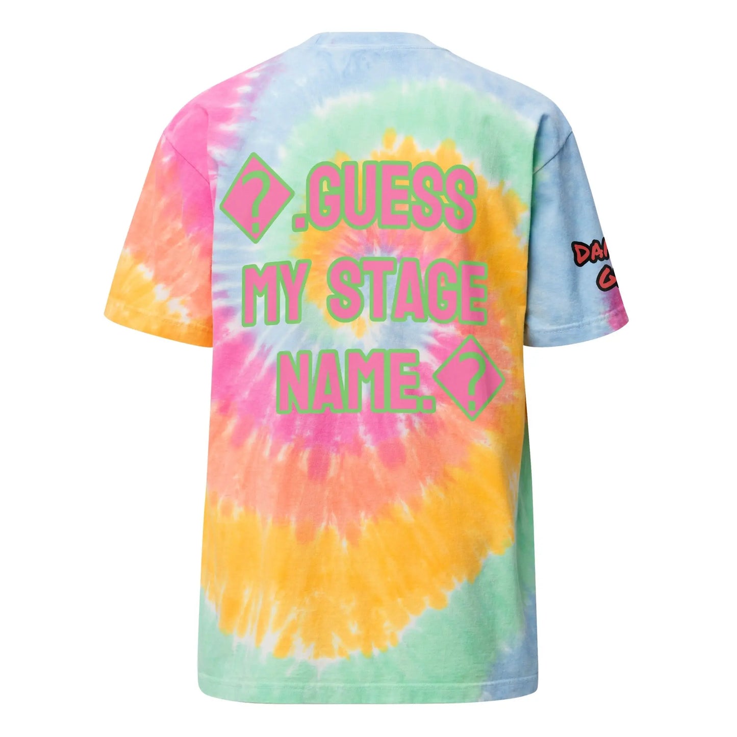 Tip your dancers Oversized tie - dye t-shirt - Hoodloom CityWear