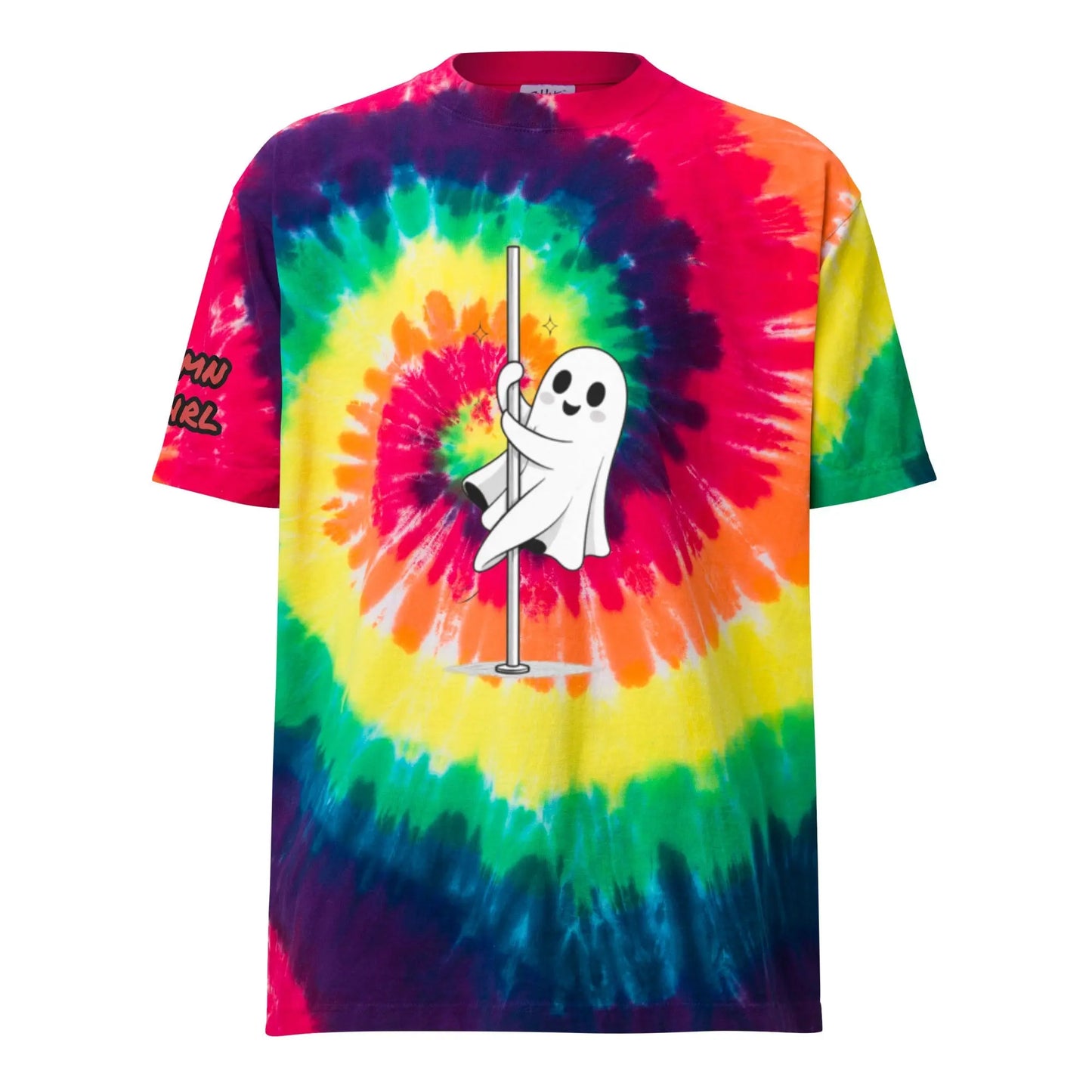 Tip your dancers Oversized tie - dye t-shirt - Hoodloom CityWear