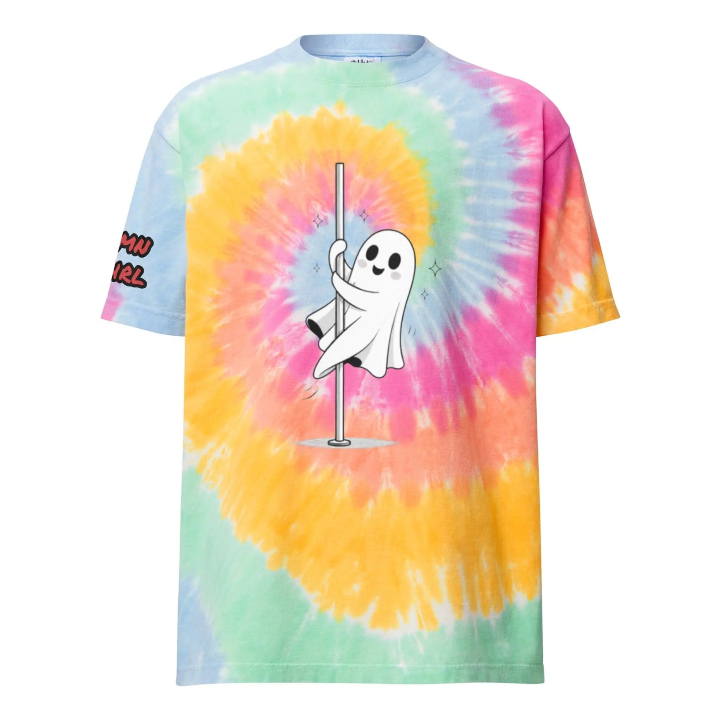 Tip your dancers Oversized tie - dye t-shirt - Hoodloom CityWear