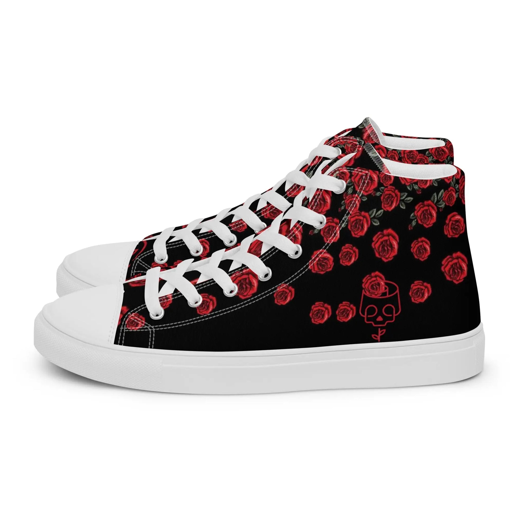 War of the Roses Women’s high top canvas shoes - Hoodloom CityWear