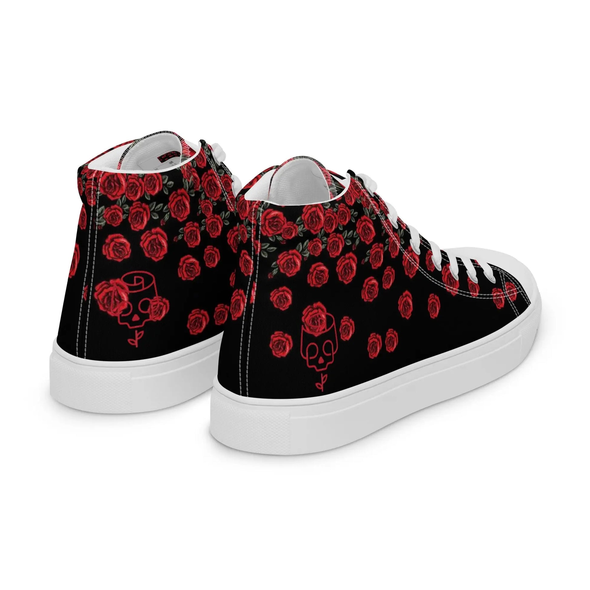 War of the Roses Women’s high top canvas shoes - Hoodloom CityWear