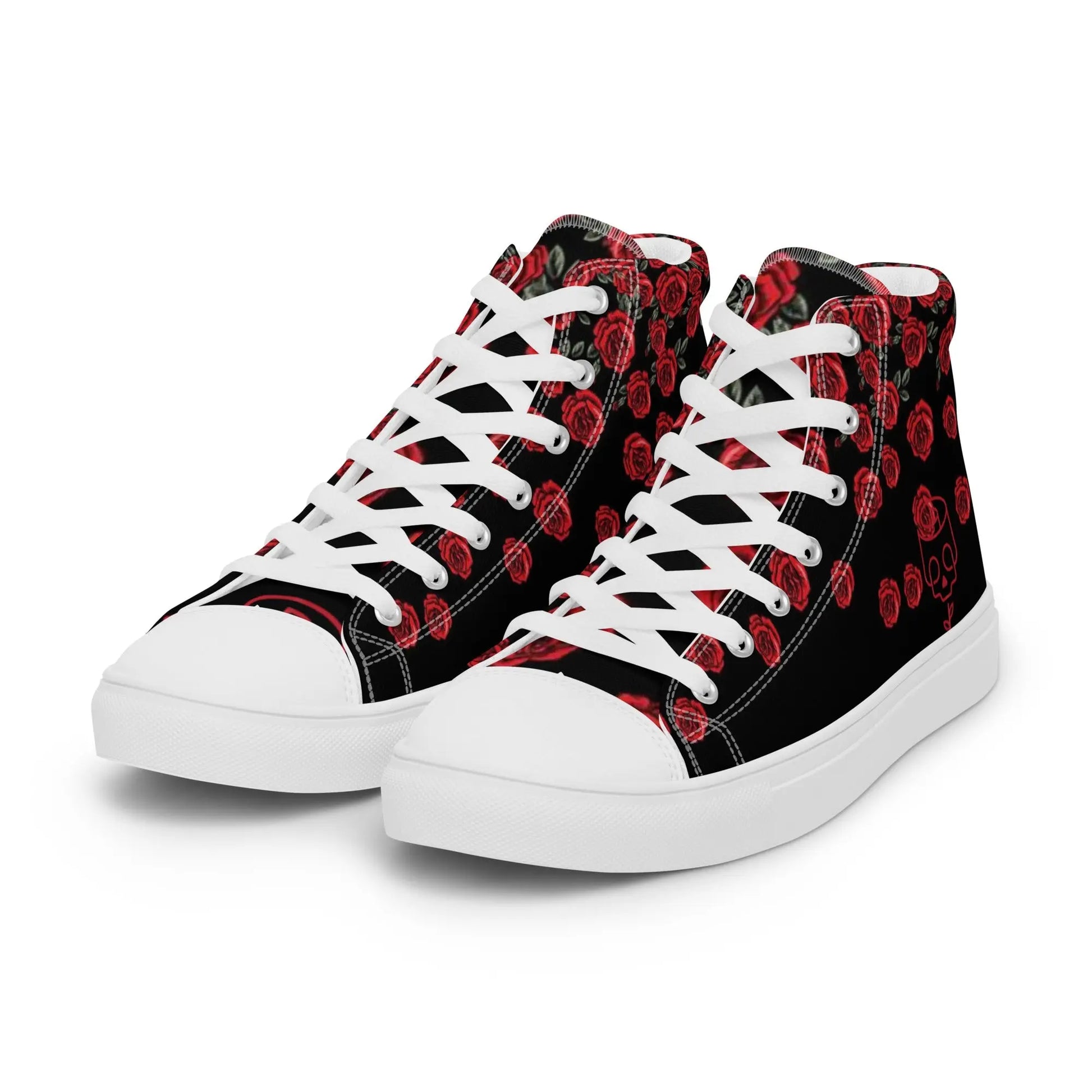 War of the Roses Women’s high top canvas shoes - Hoodloom CityWear