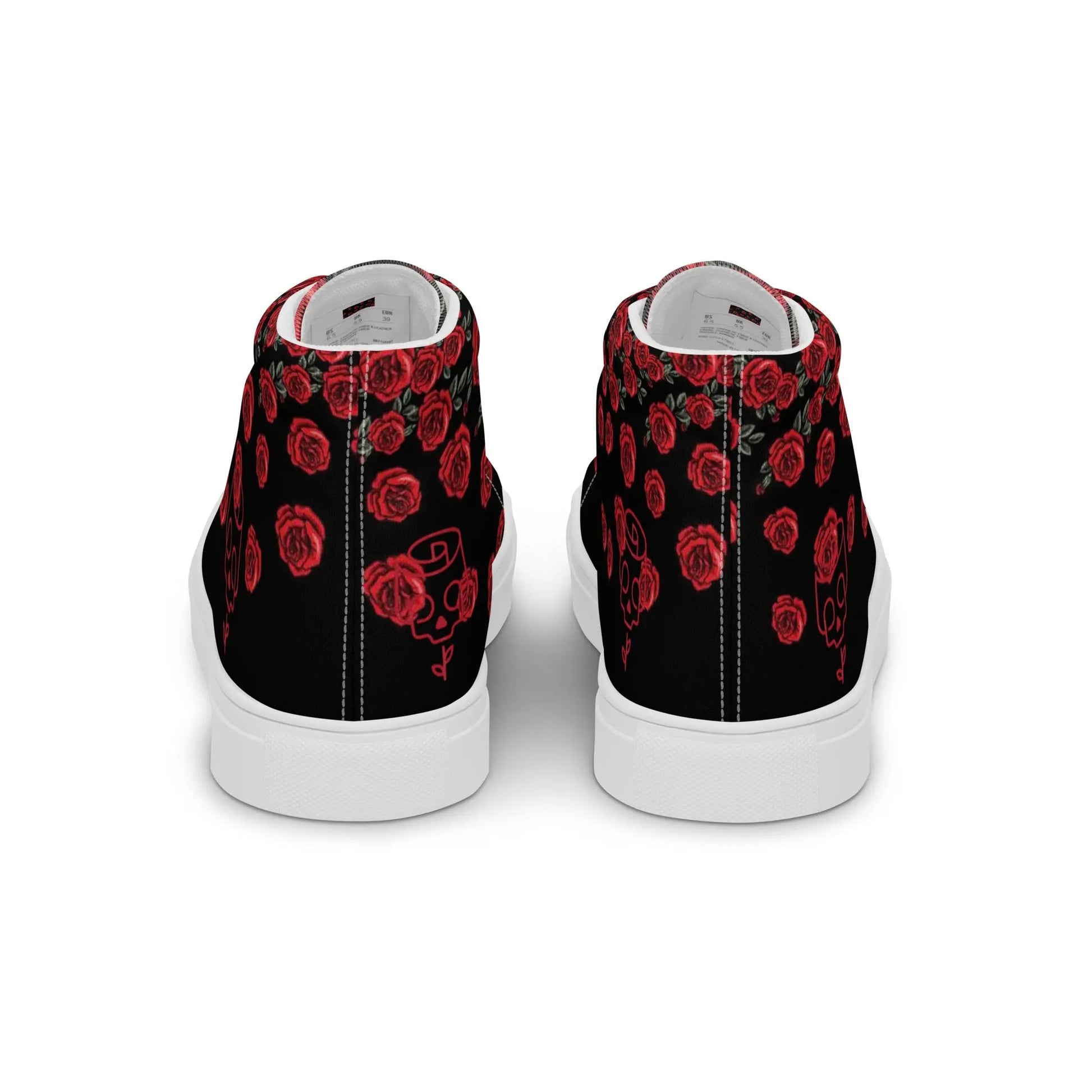 War of the Roses Women’s high top canvas shoes - Hoodloom CityWear